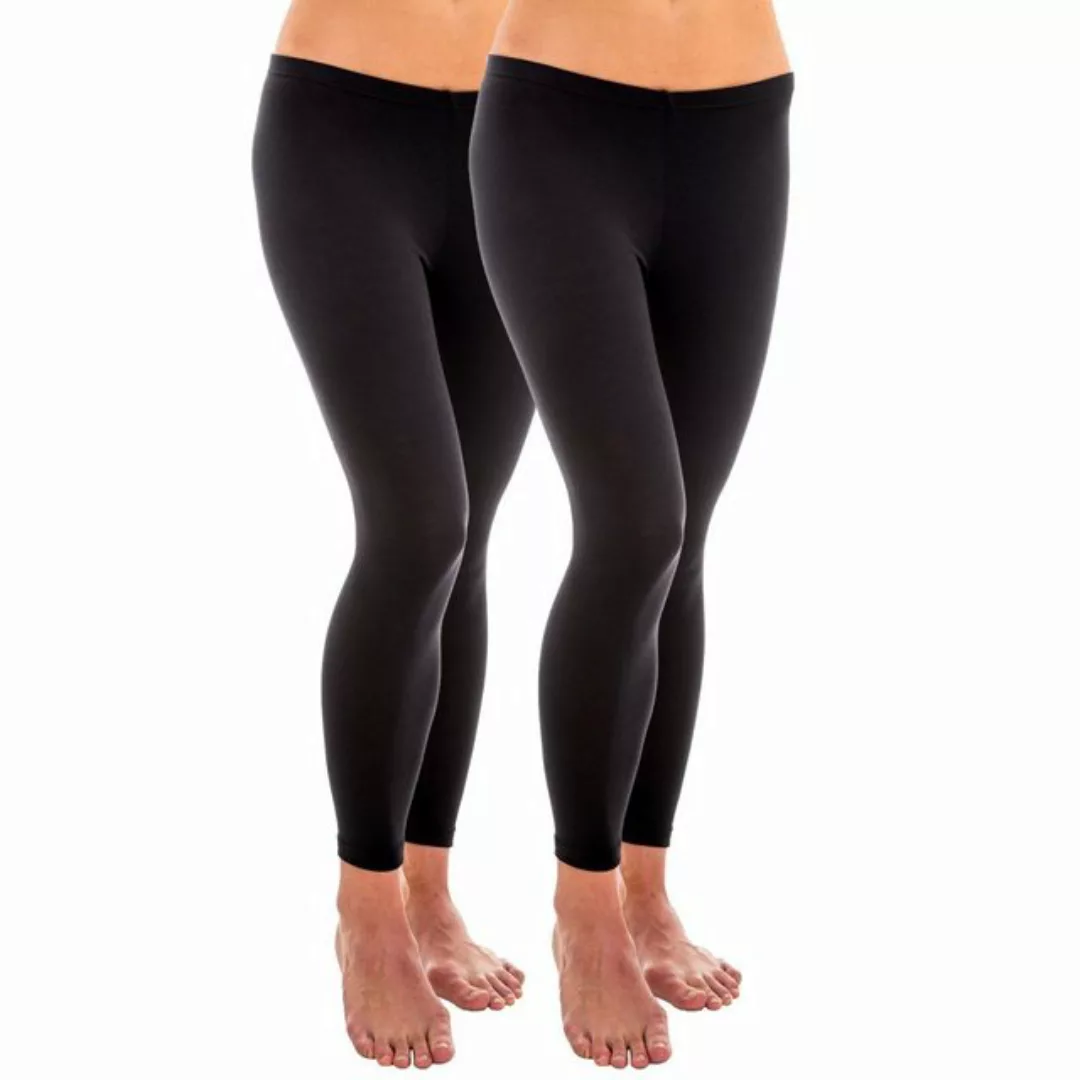 HERMKO Leggings 1720 2er Pack Damen Legging aus 100% Bio-Baumwolle, Legging günstig online kaufen