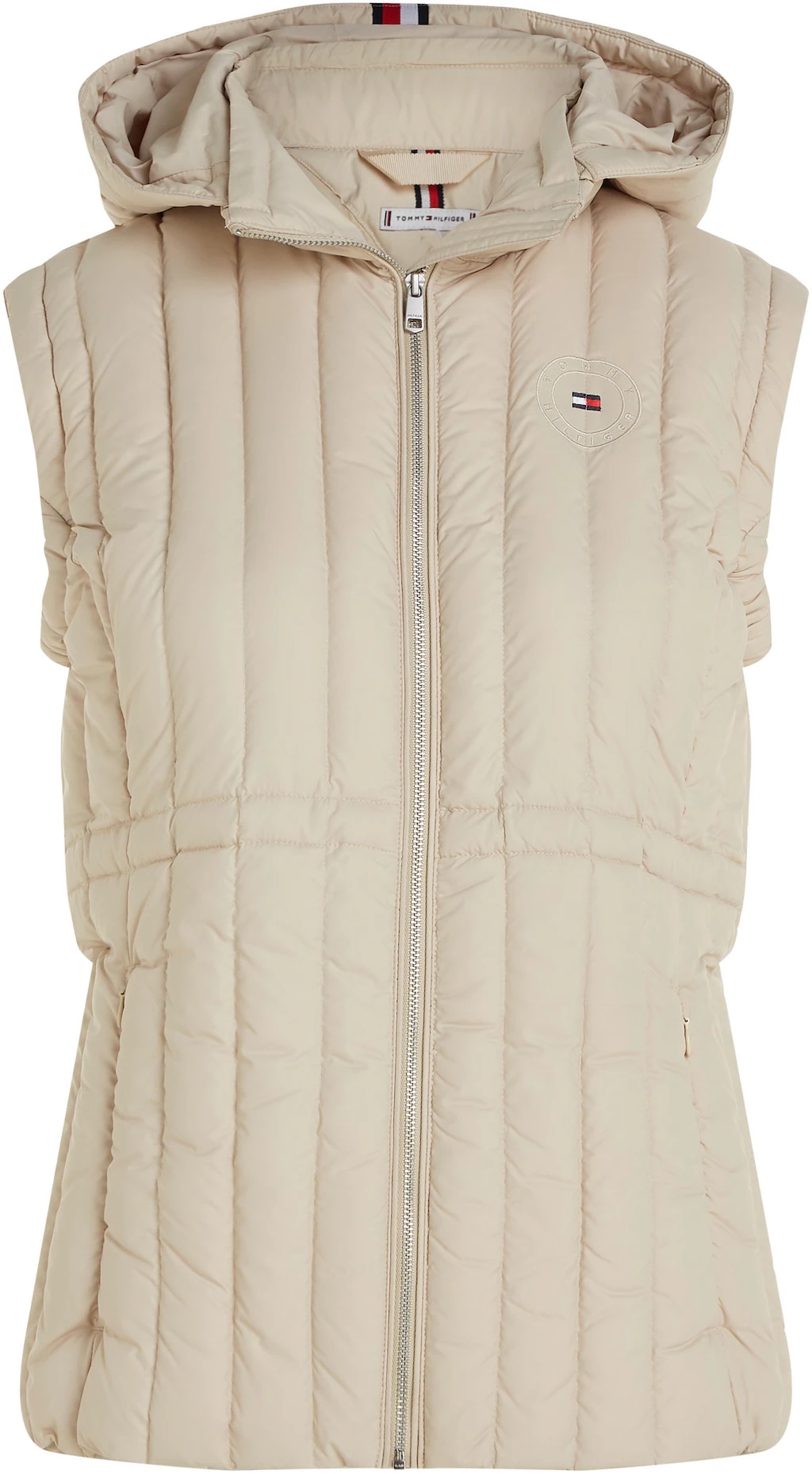 Tommy Hilfiger Curve Daunenweste CRV FEMININE LW DOWN VEST mit Logostickere günstig online kaufen