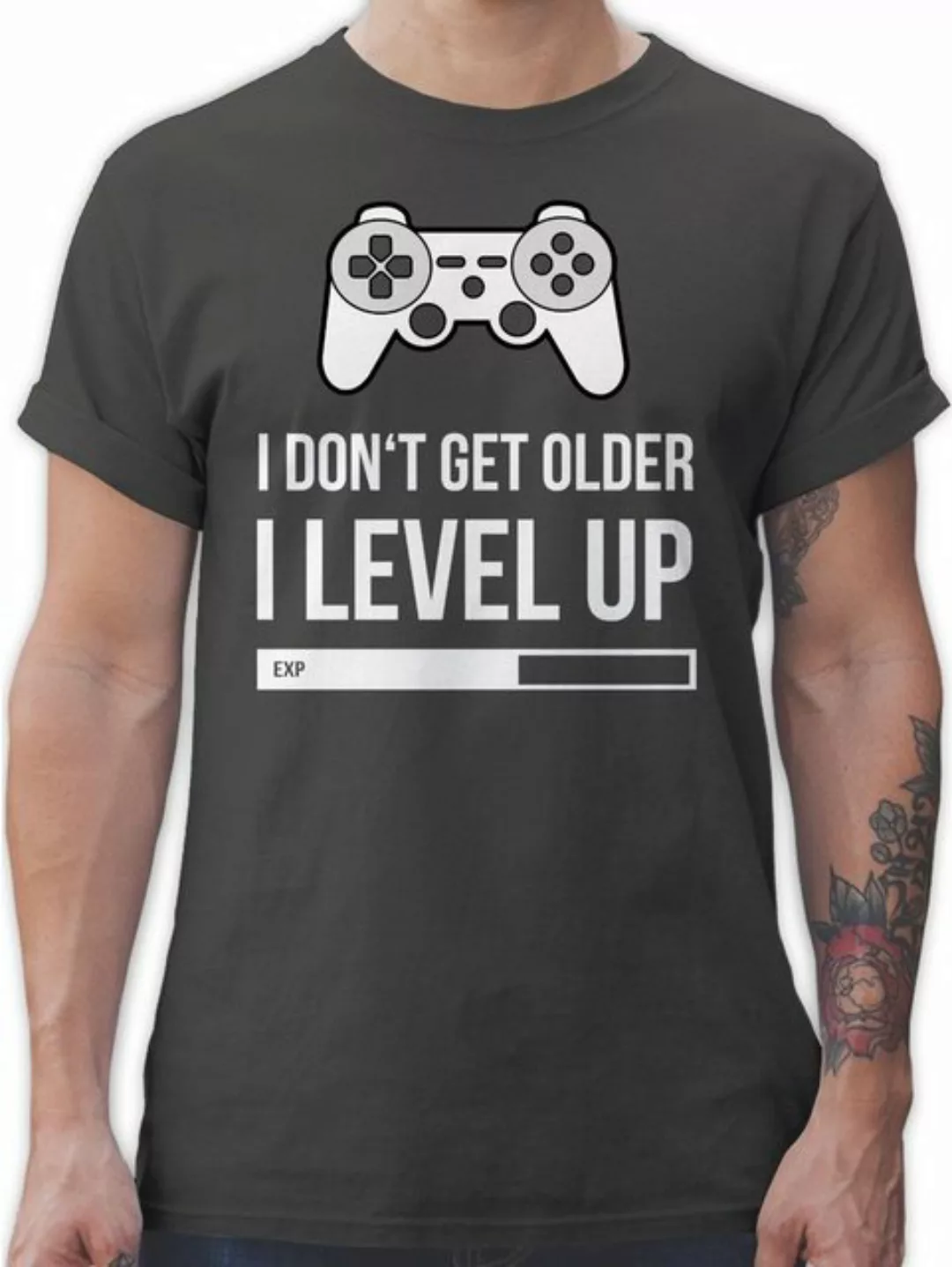 Shirtracer T-Shirt I don't get older I Level up Geburtstag Geschenk günstig online kaufen