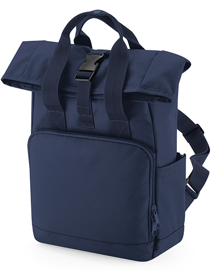 Recycled Mini Twin Handle Roll-top Backpack Rucksack Und Handtasche günstig online kaufen