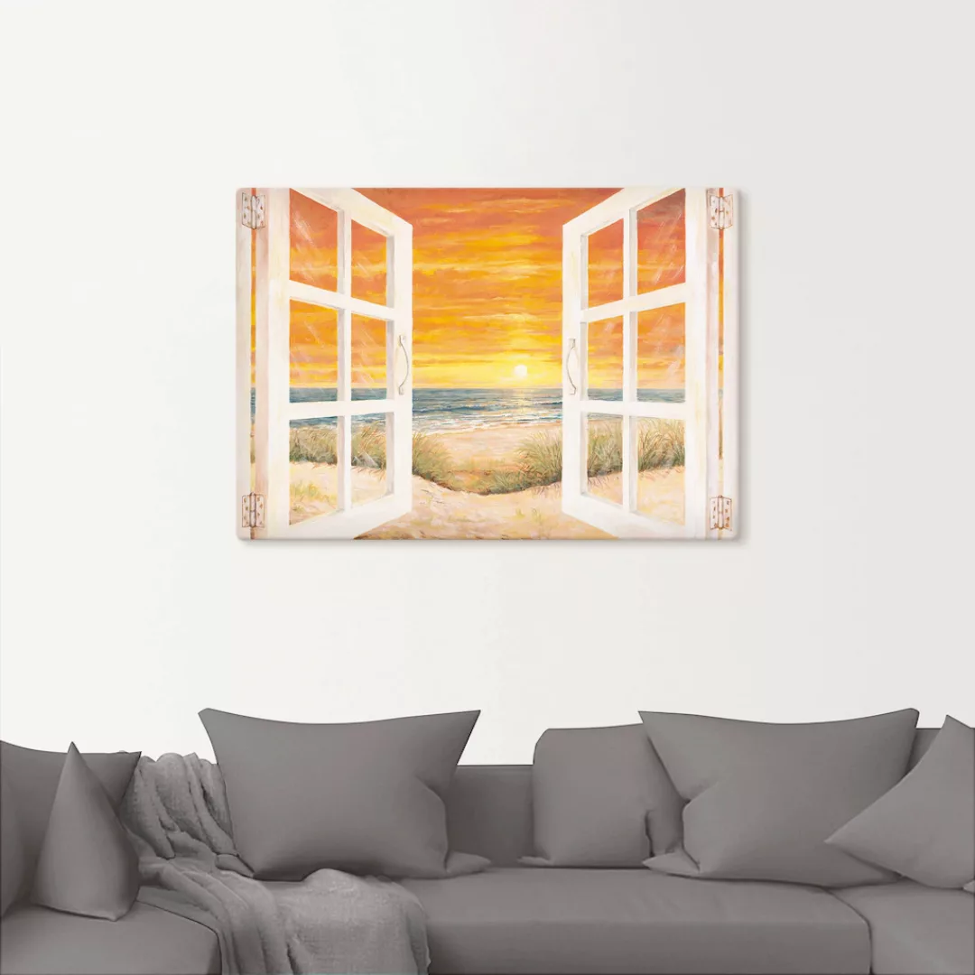 Artland Wandbild "Fenster zum Meer", Meer Bilder, (1 St.), als Alubild, Out günstig online kaufen