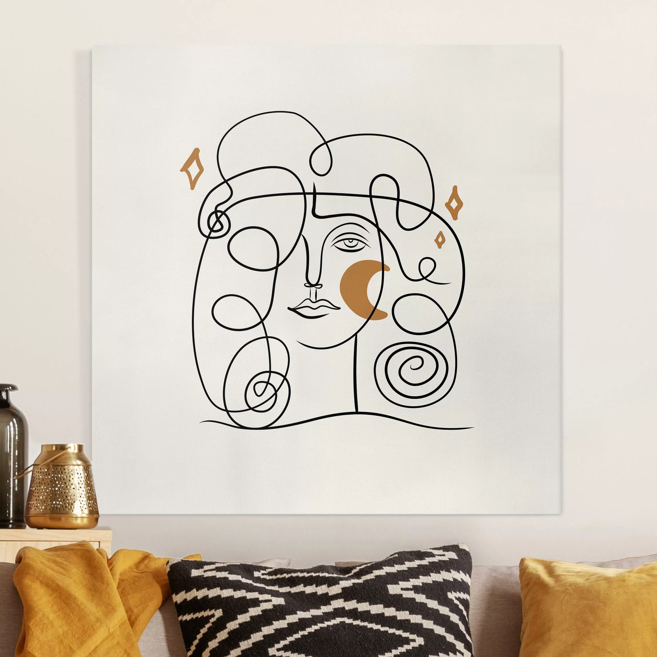 Leinwandbild Picasso Interpretation - Die Muse II günstig online kaufen