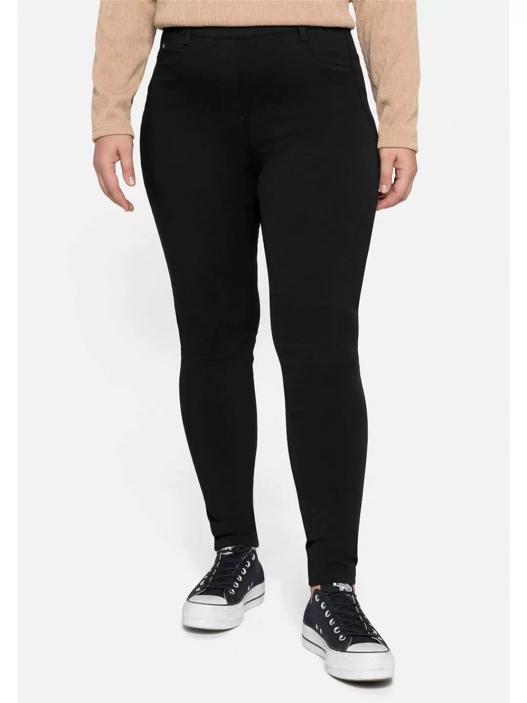 Sheego Stretch-Hose "Große Größen", in schmaler Treggings-Form günstig online kaufen