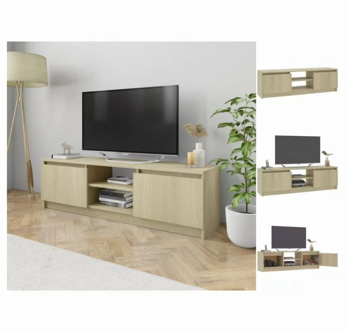 vidaXL TV-Schrank TV-Schrank Sonoma-Eiche 1203035,5 cm Spanplatte Lowboard günstig online kaufen