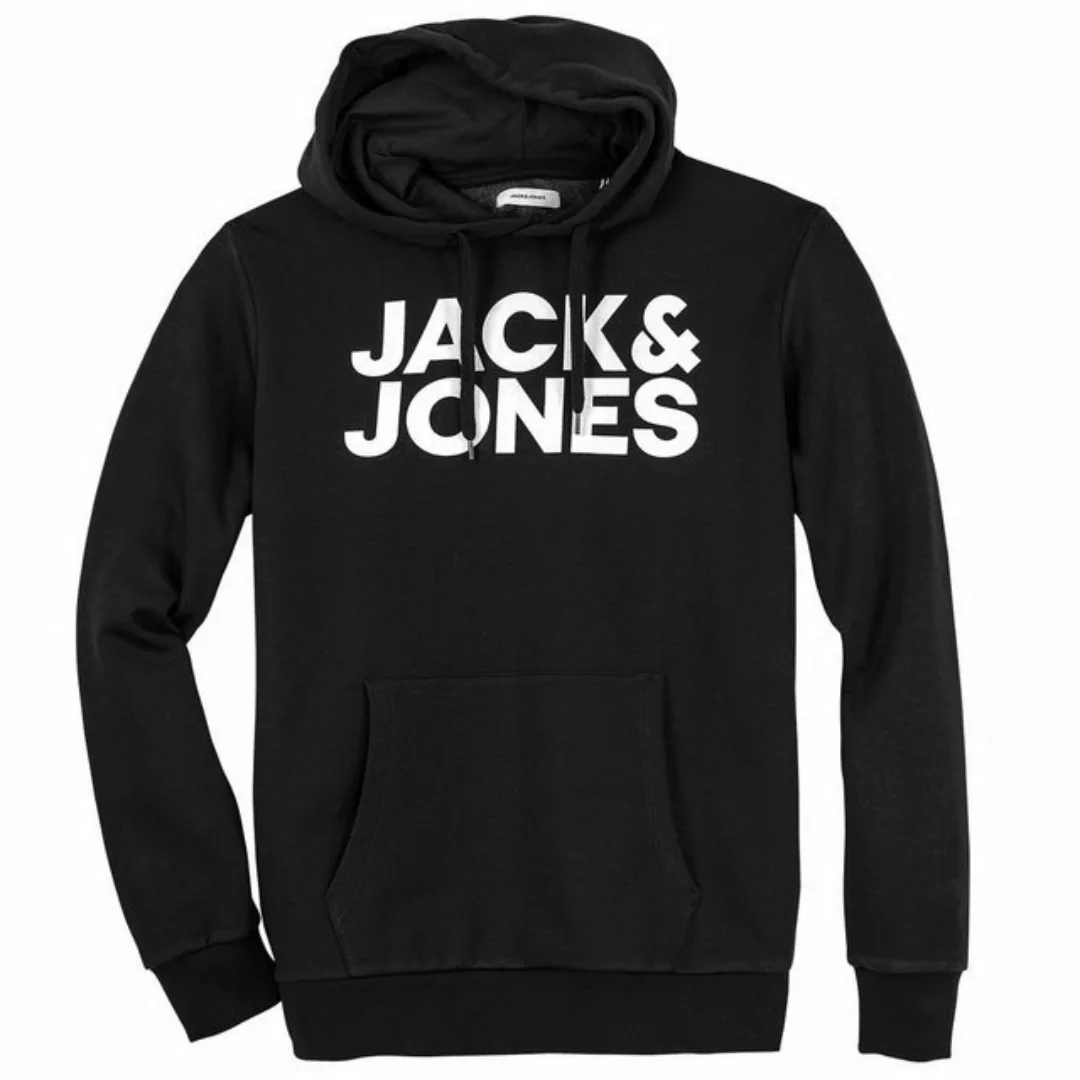 Jack & Jones Kapuzensweatshirt Übergrößen Jack & Jones Logodruck Hoodie sch günstig online kaufen