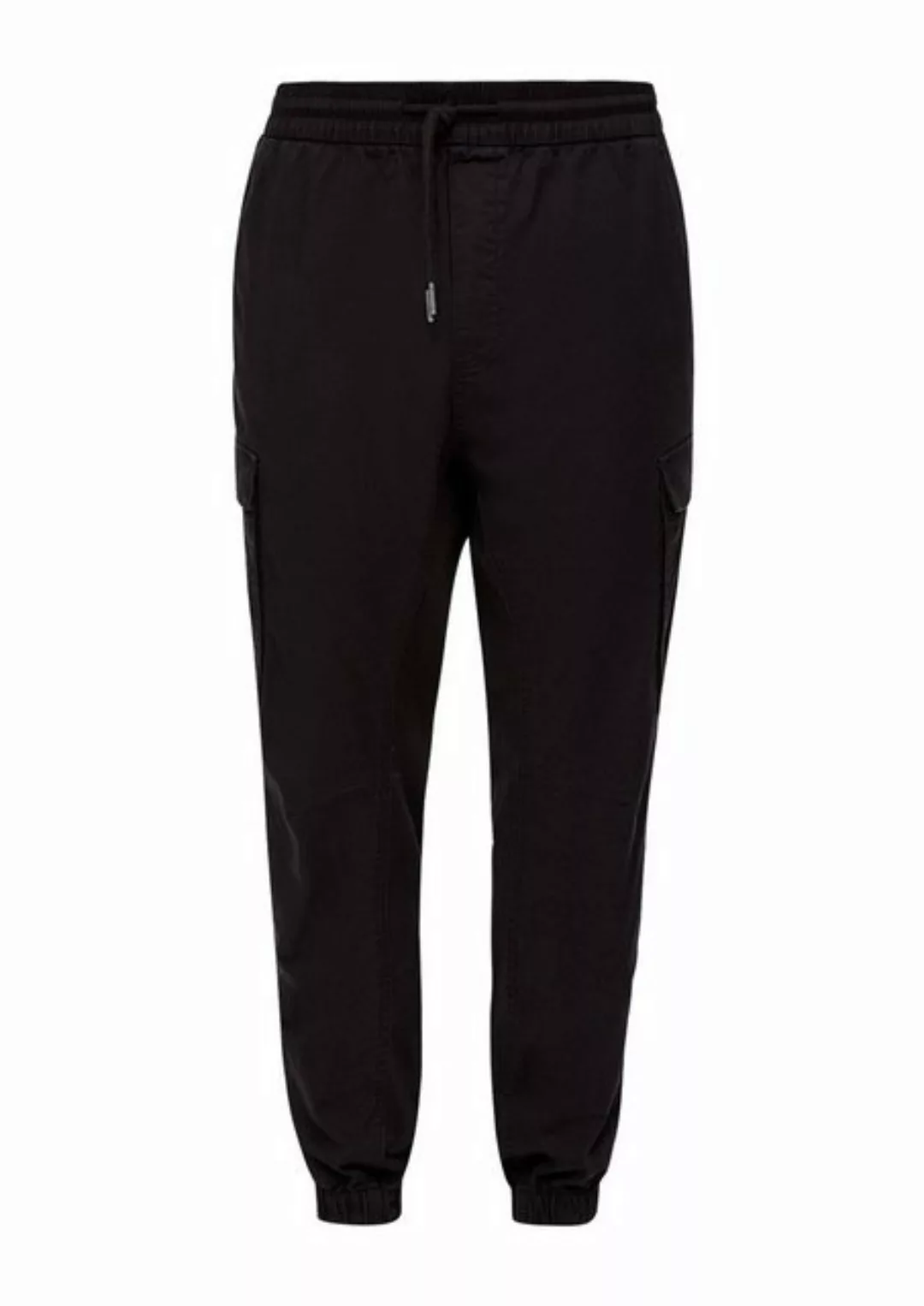 QS Stoffhose SLIM FIT (1-tlg) mit elastischem Bündchen und Tunnelzugband günstig online kaufen