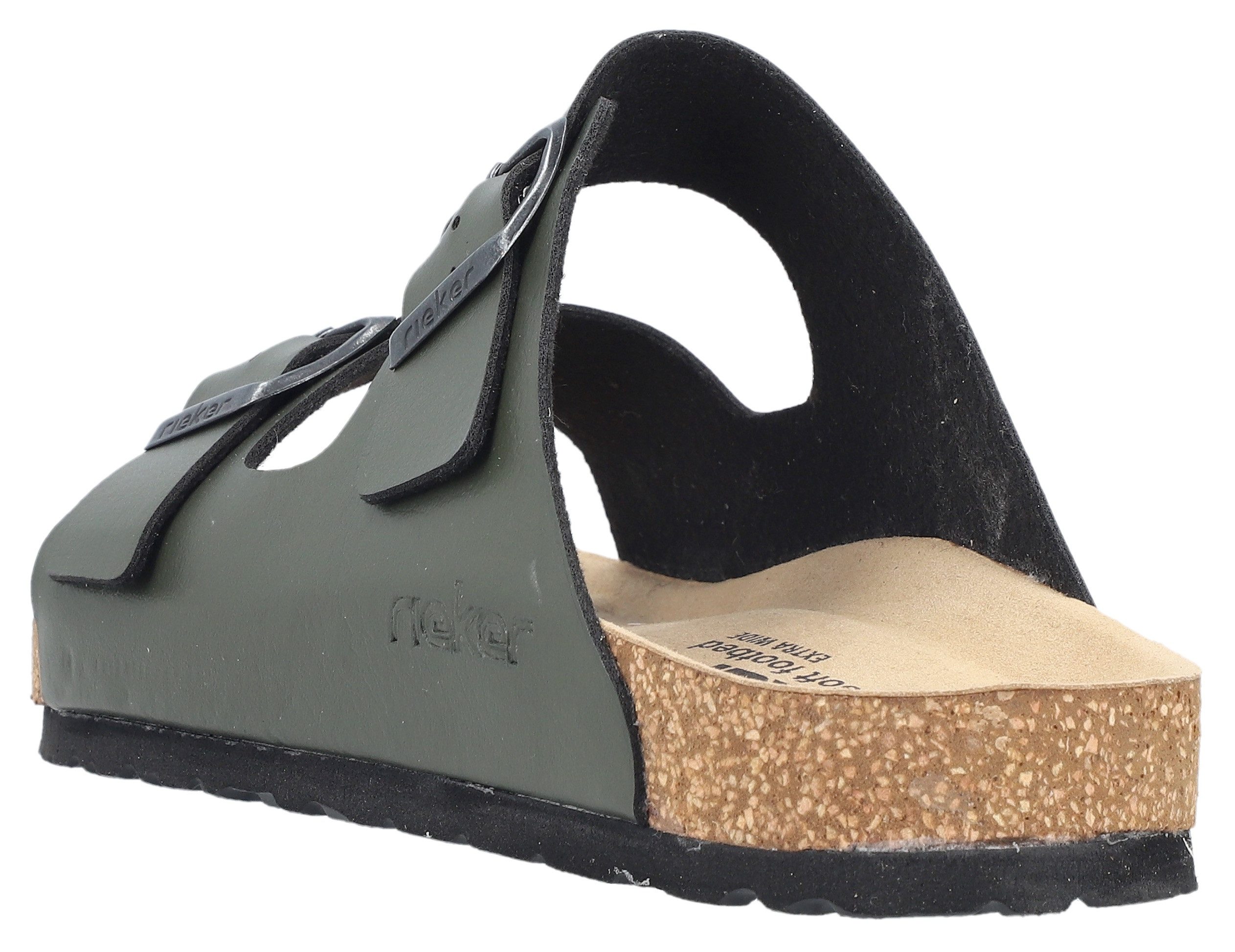 Rieker Pantolette, Sommerschuh, Schlappen, Hausschuh, mit zwei Schnallenver günstig online kaufen