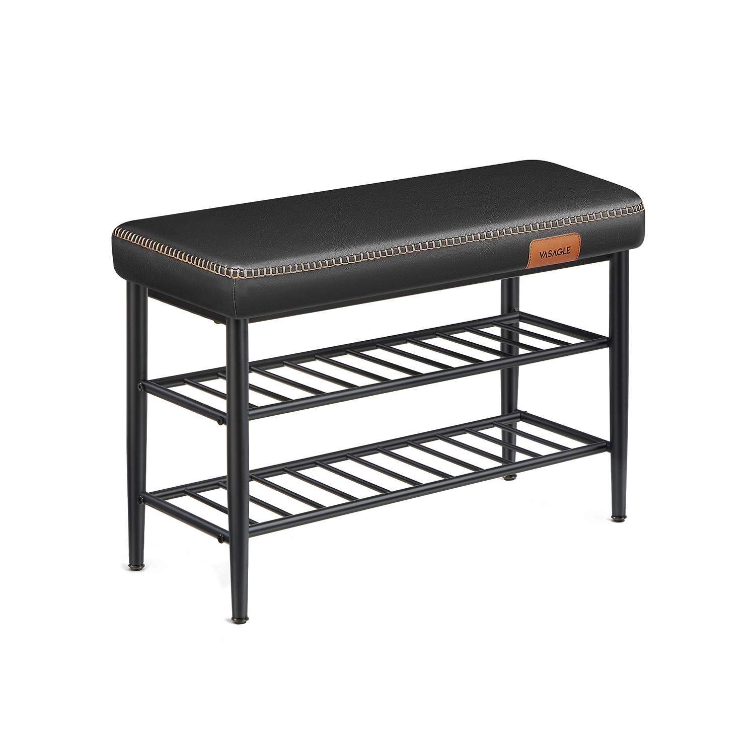 Vasagle Schuhbank 30 cm x 80 cm x 50 cm Schwarz günstig online kaufen