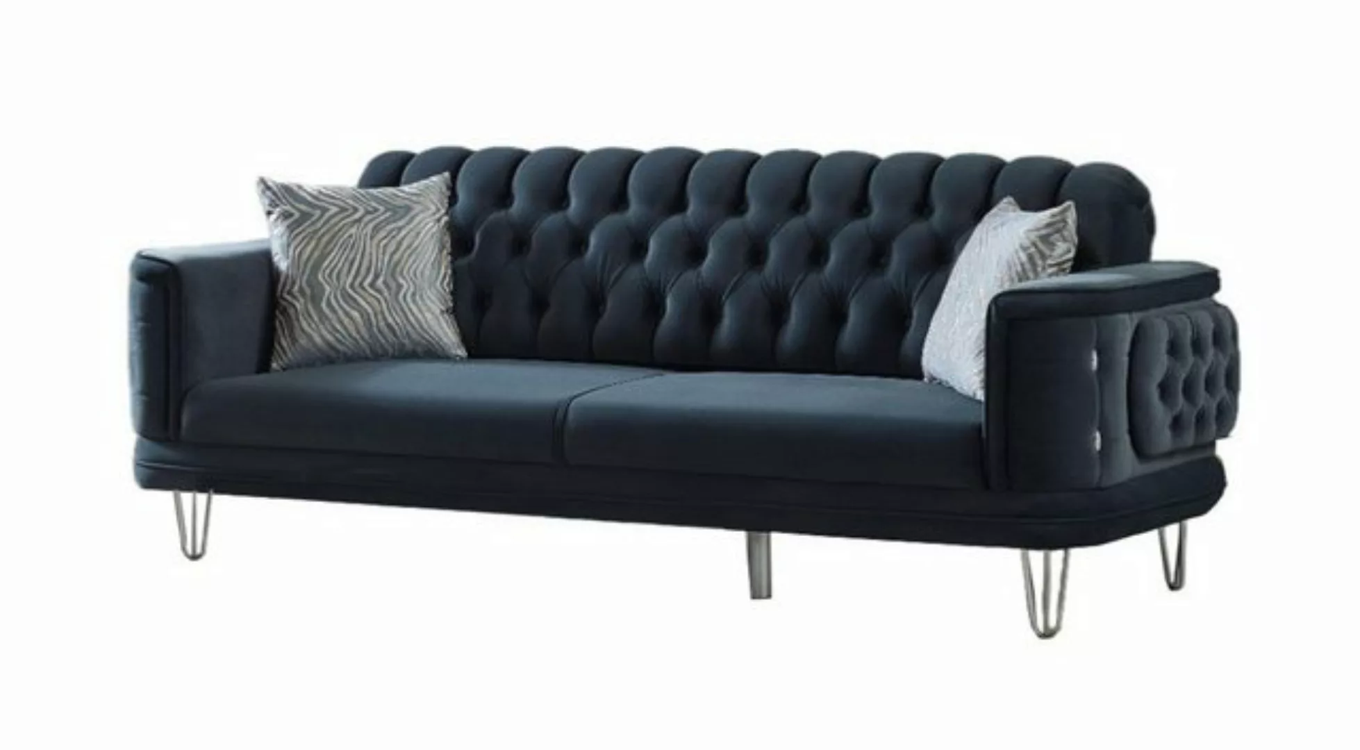 Villa Möbel Sofa Carlo, 1 Stk. 3-Sitzer, Hand Made Quality, pflegeleichter günstig online kaufen