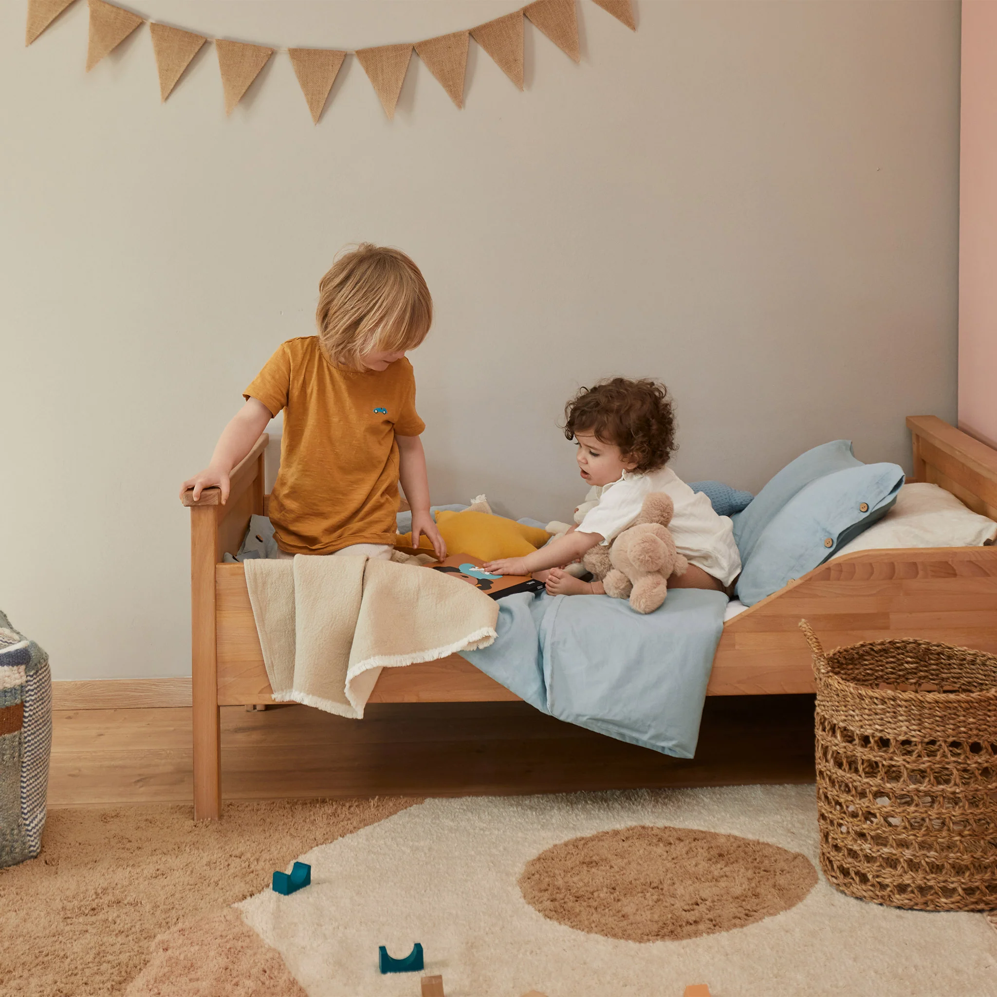 URBANARA Leinen-Kinderbettwäsche Mafalda Mini günstig online kaufen