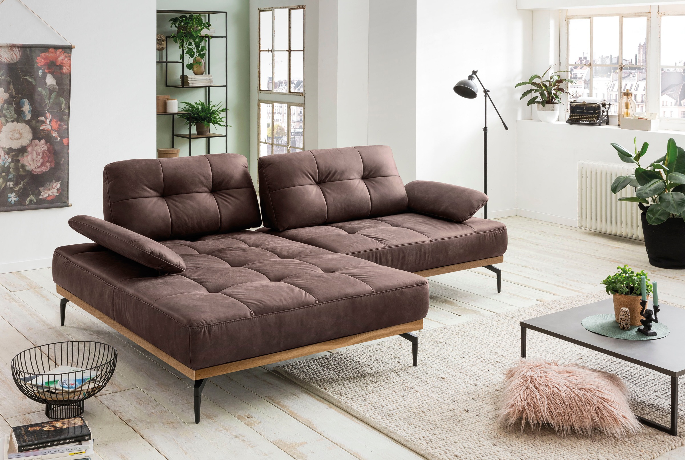 exxpo - sofa fashion Ecksofa "Falcone, Komfortsofa, elegant und bequem, mod günstig online kaufen