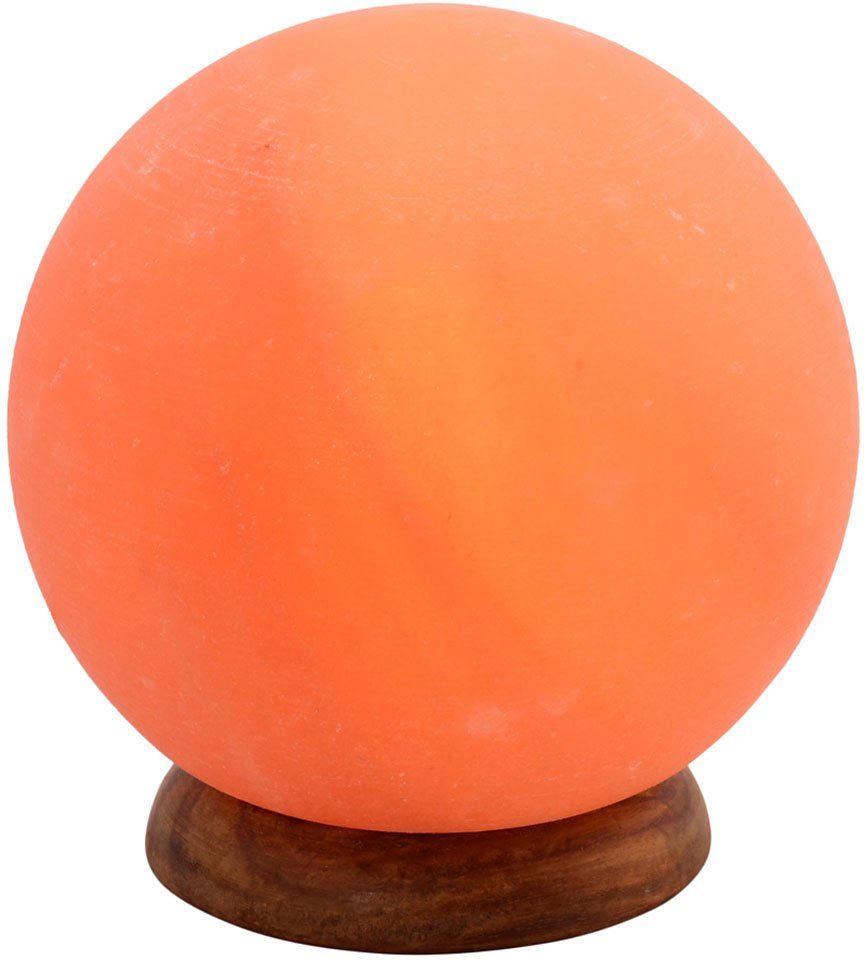 HIMALAYA SALT DREAMS Salzkristall-Tischlampe Planet, Leuchtmittel günstig online kaufen