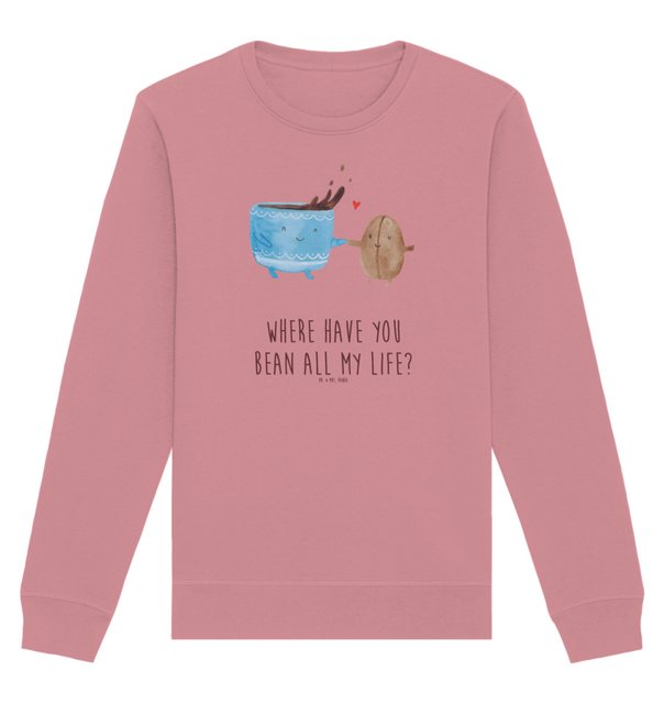 Mr. & Mrs. Panda Longpullover Größe S Kaffee Bohne - Canyon Pink - Geschenk günstig online kaufen