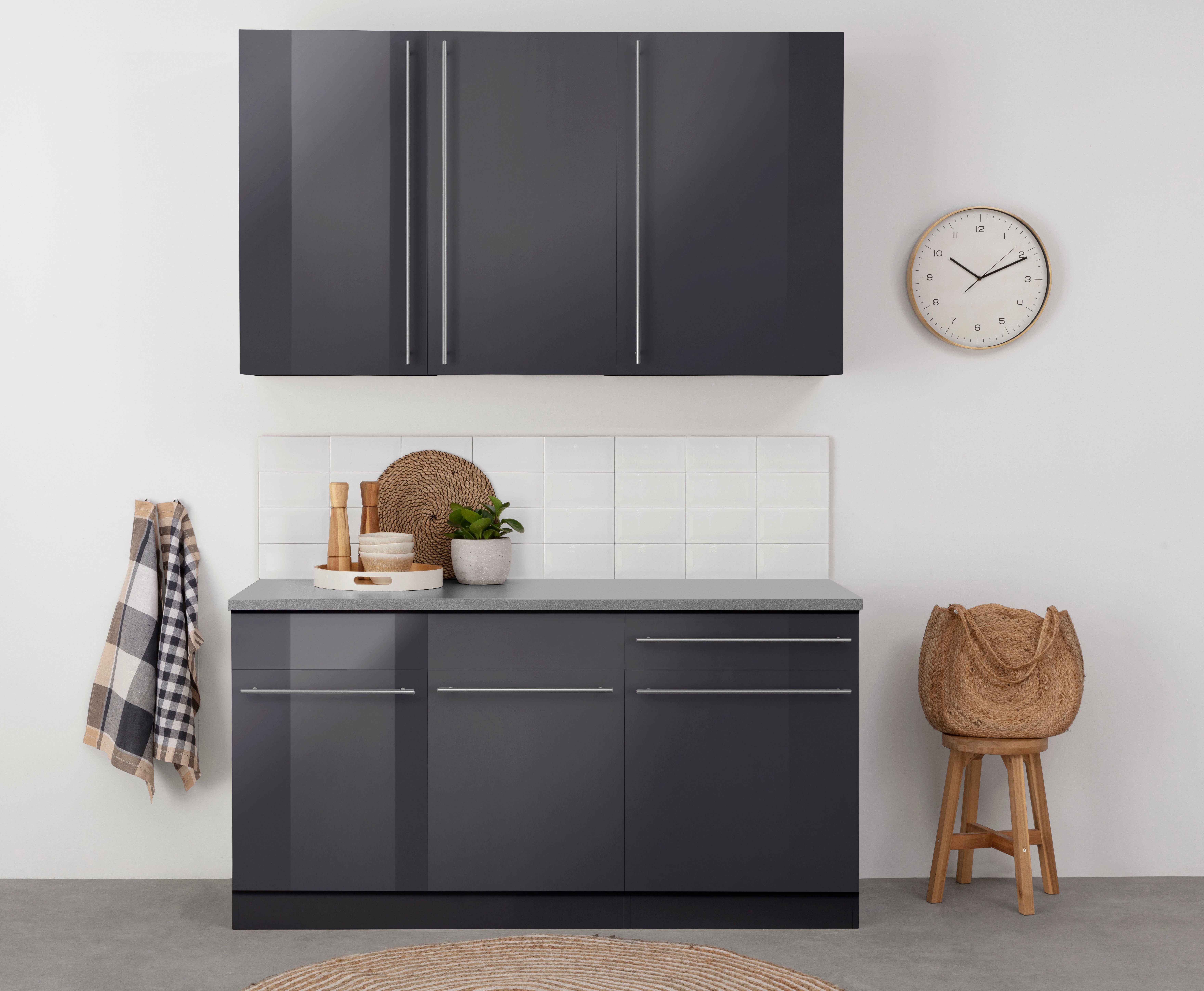 wiho Küchen Pantryküche Chicago, ohne E-Geräte, günstig online kaufen