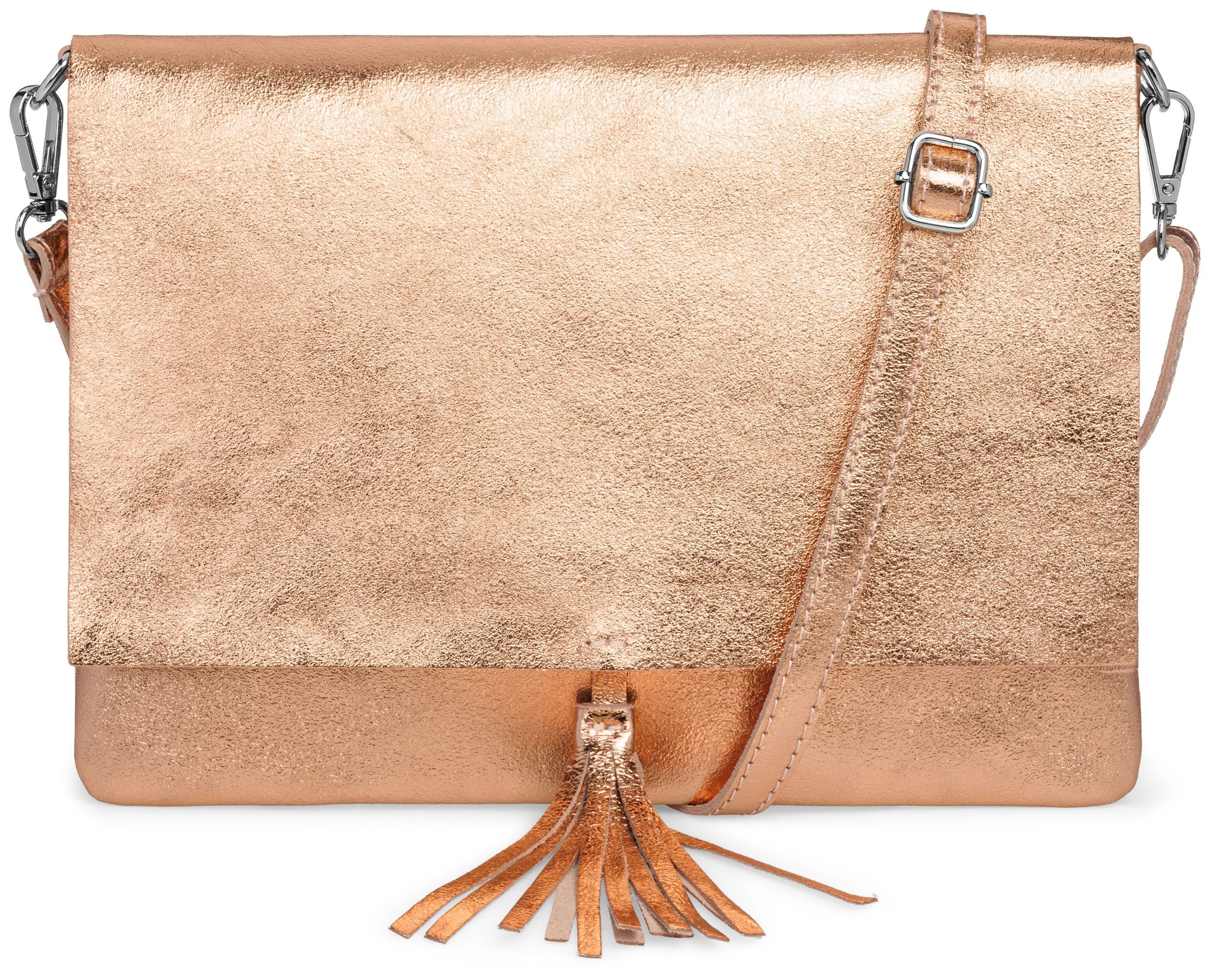 Caspar Umhängetasche xl Clutch Leder Damen günstig online kaufen