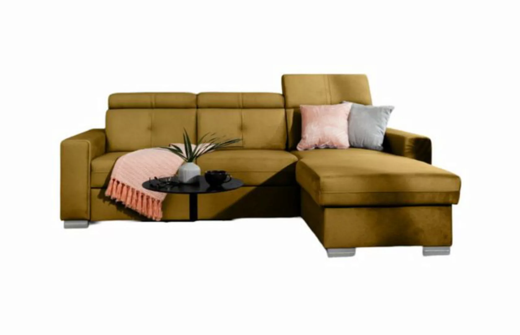 Luxusbetten24 Schlafsofa Designer Sofa Ferila, mit Schlaf- und Klappfunktio günstig online kaufen