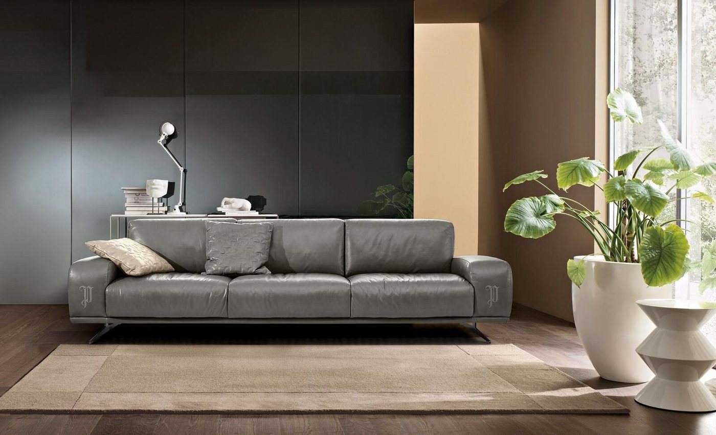 JVmoebel Sofa Sofa 3 Sitz Luxus Möbel Wohnzimmer Leder Couch Dreisitzer Gra günstig online kaufen