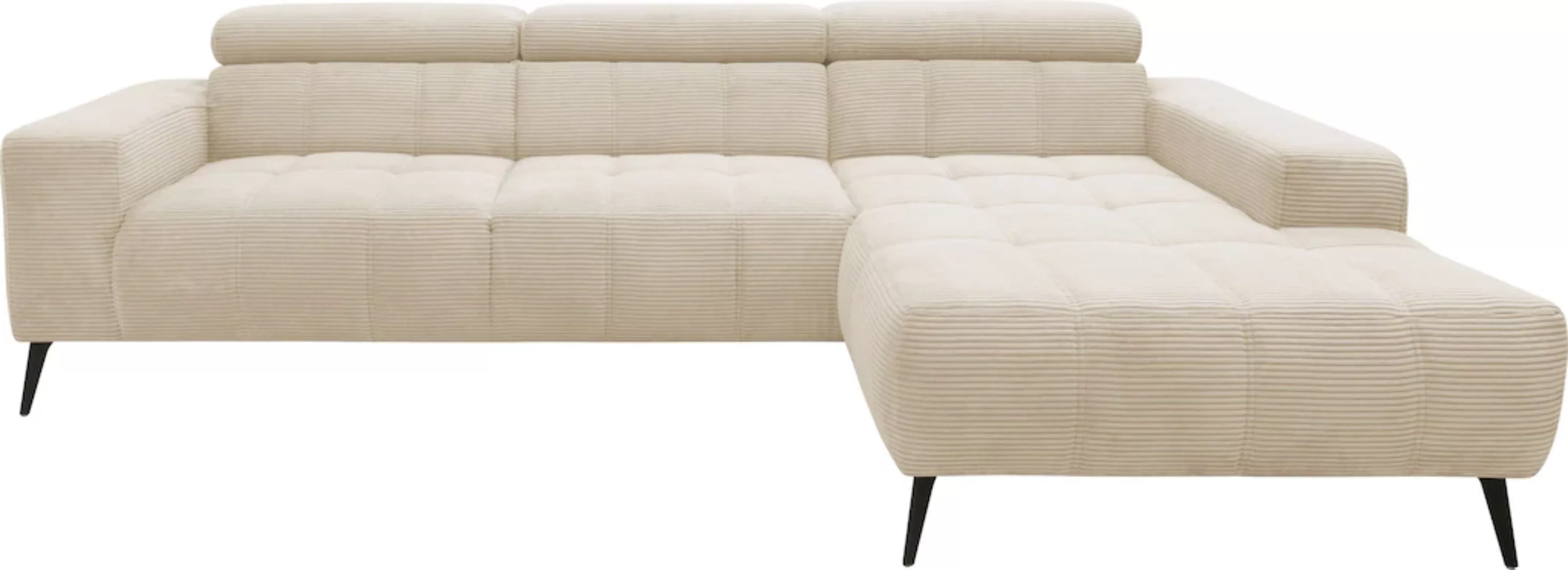 DOMO collection Ecksofa »Trento L-Form, mit Kufenfuß oder Einzelfuß«, wahlw günstig online kaufen