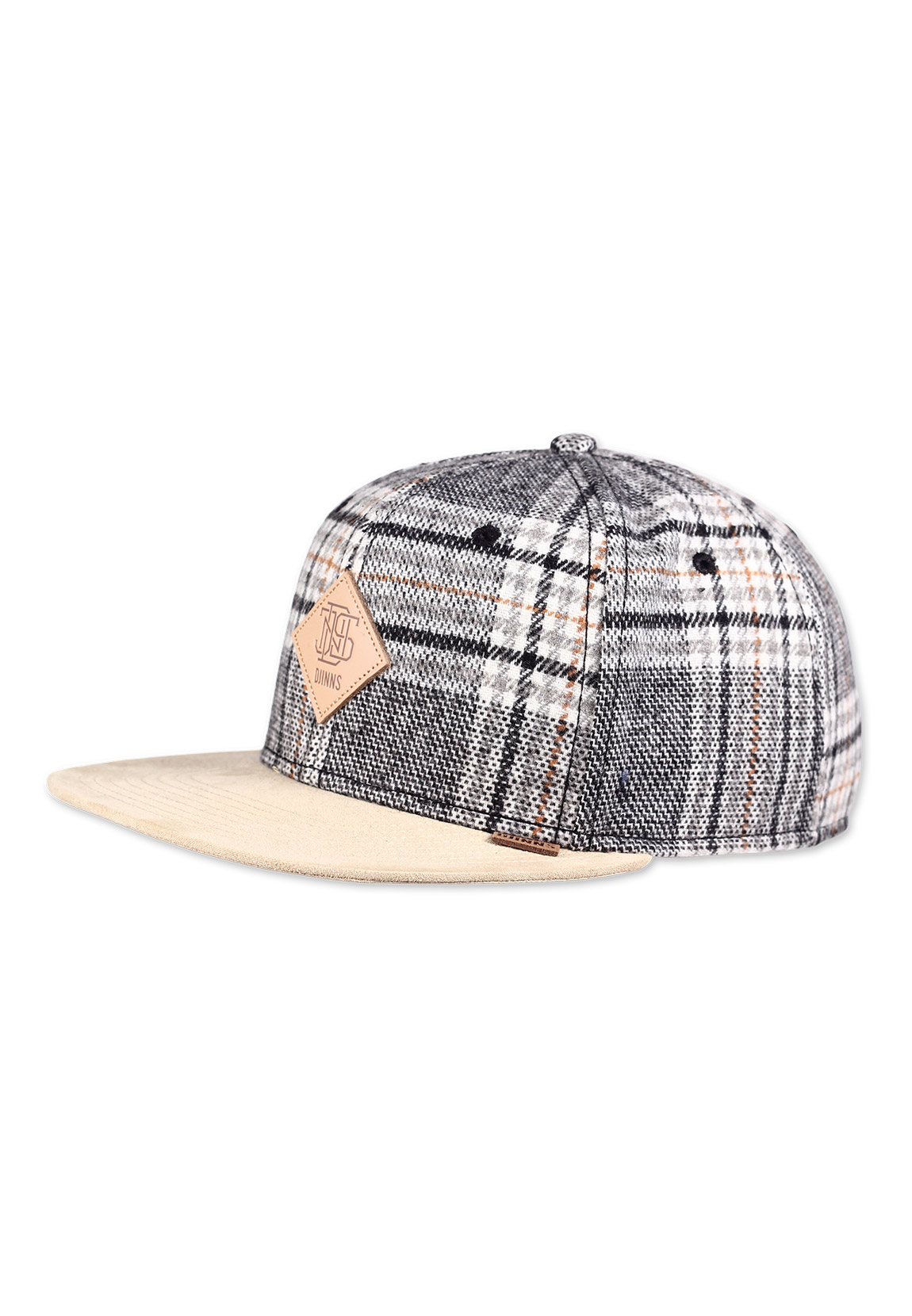 Djinns Snapback Cap 6P SB CHECK TWEED Camel Mehrfarbig günstig online kaufen