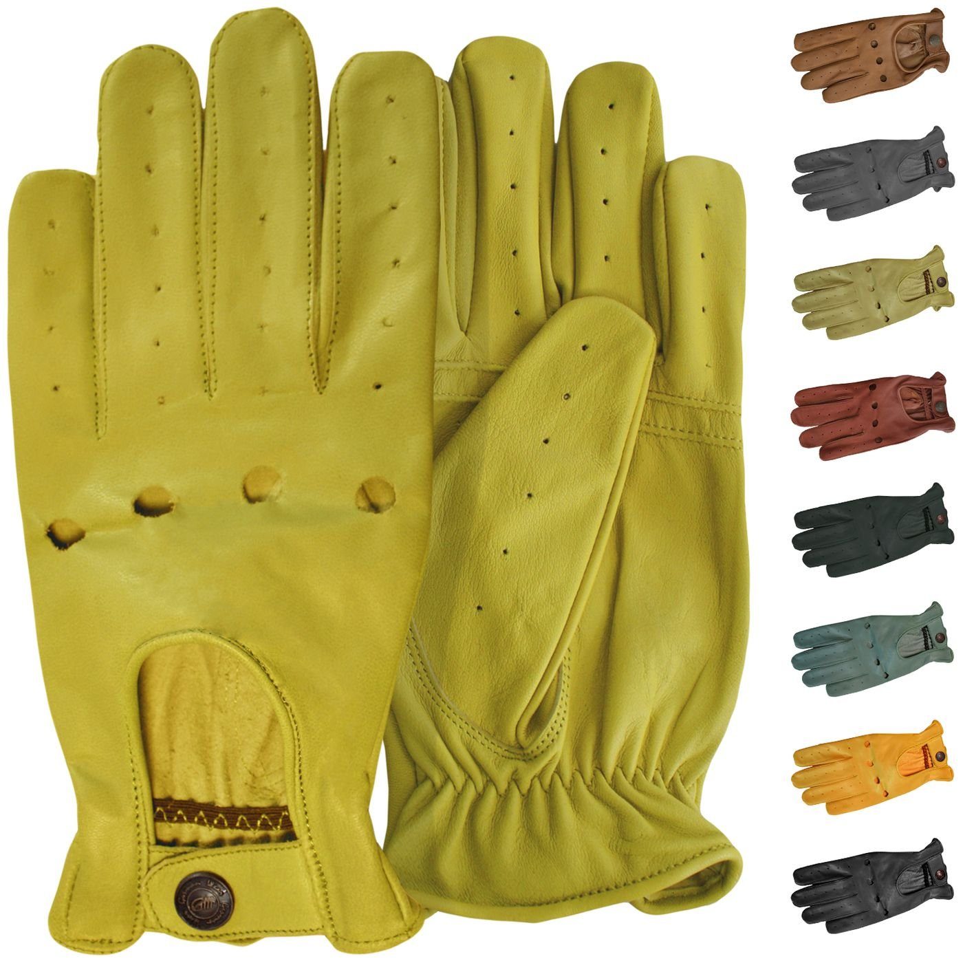 German Wear Lederhandschuhe Driving-GL1 Driving Autofahrer günstig online kaufen