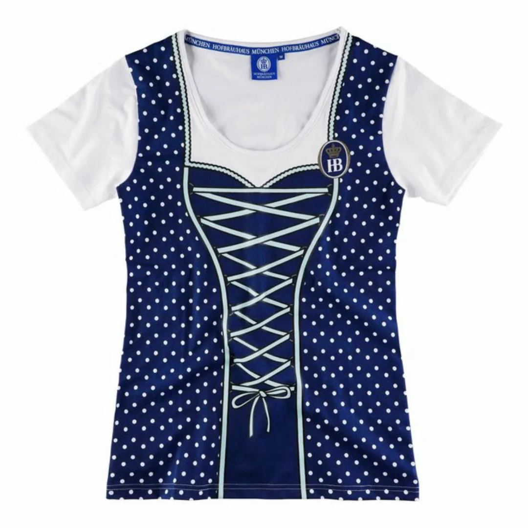 Hofbräuhaus München T-Shirt Damen "Dirndl" "Dirndl-Optik", aus 100 % Baumwo günstig online kaufen