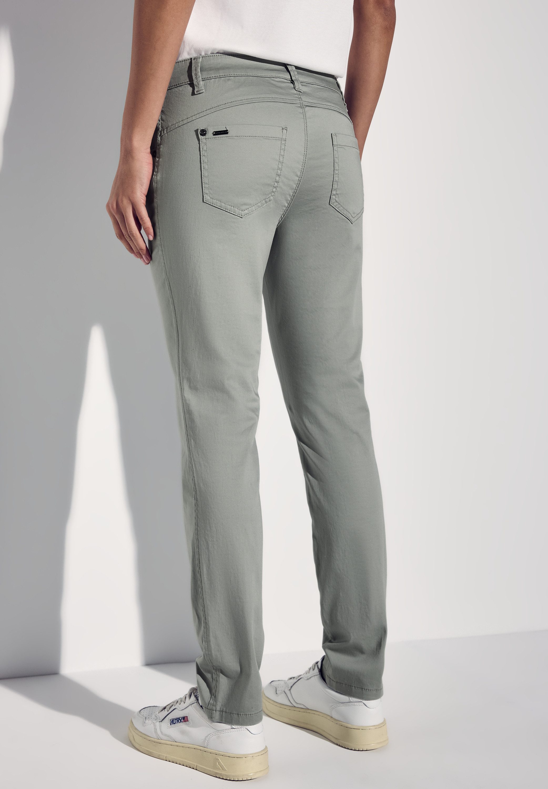 STREET ONE Chinohose, Middle Waist günstig online kaufen