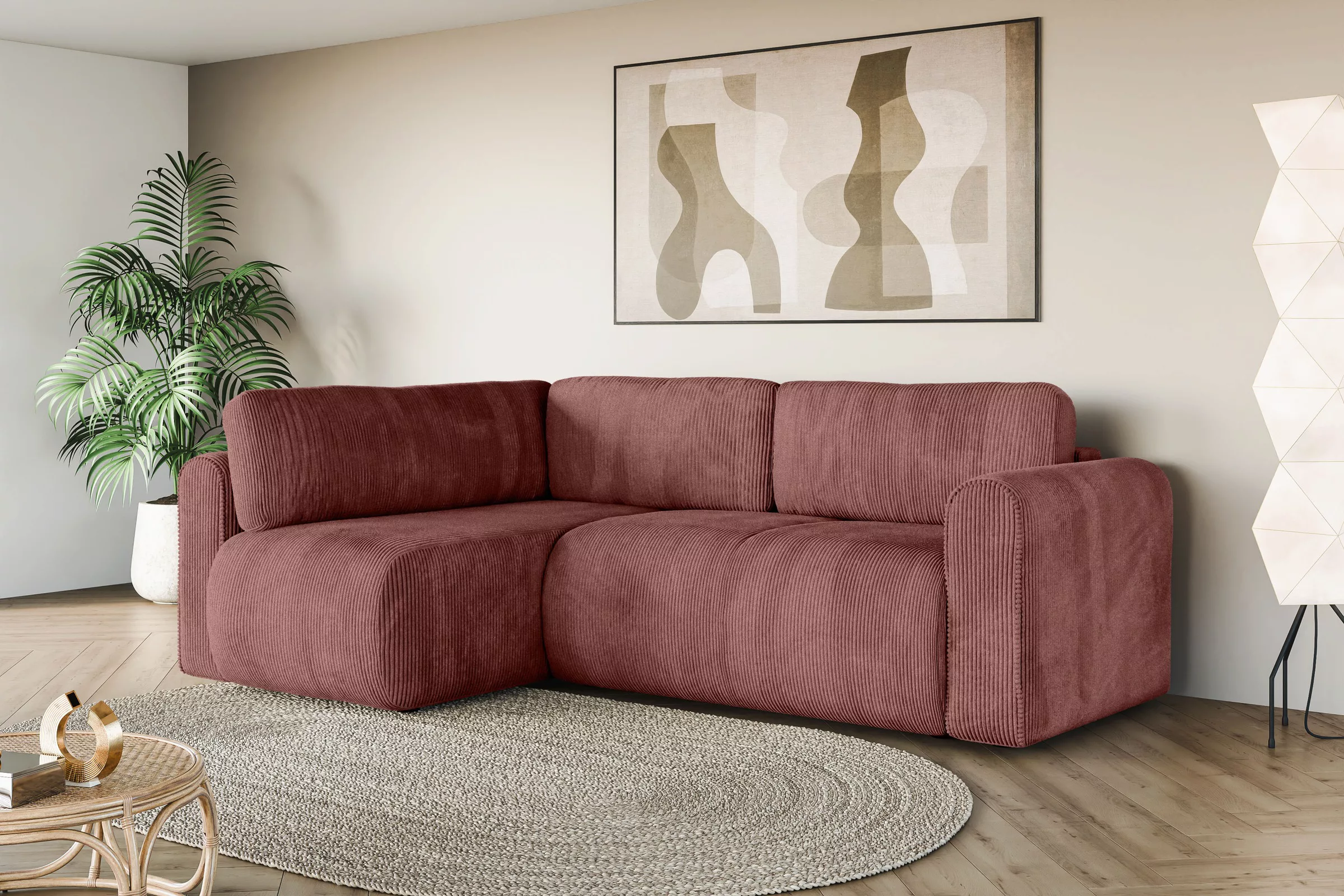 INOSIGN Ecksofa "Ecksofa Zacharia wahlweise mit Bettfunktion, BxTxH 250x166 günstig online kaufen