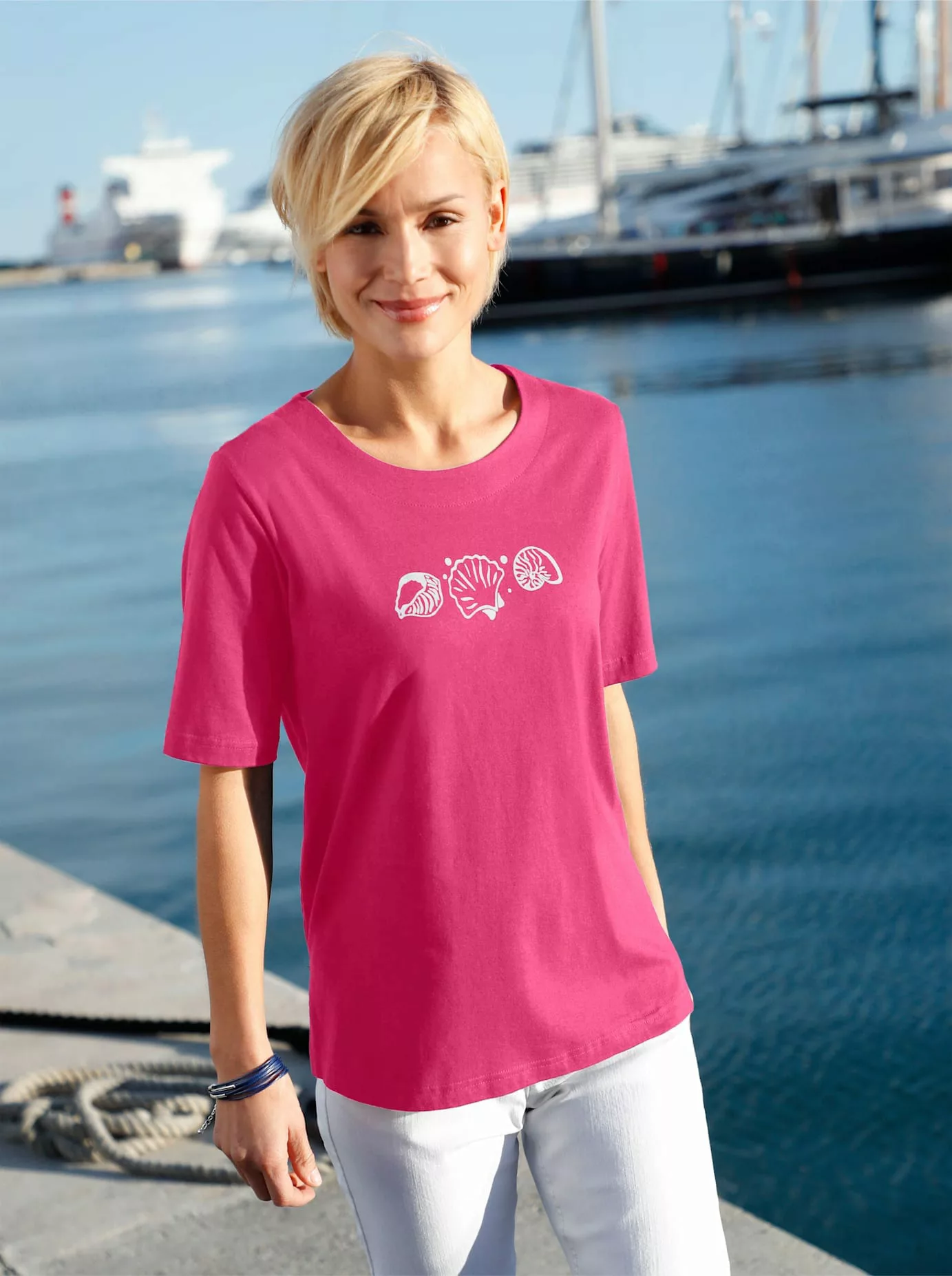 Casual Looks Kurzarmshirt "Shirt", (1 tlg.) günstig online kaufen