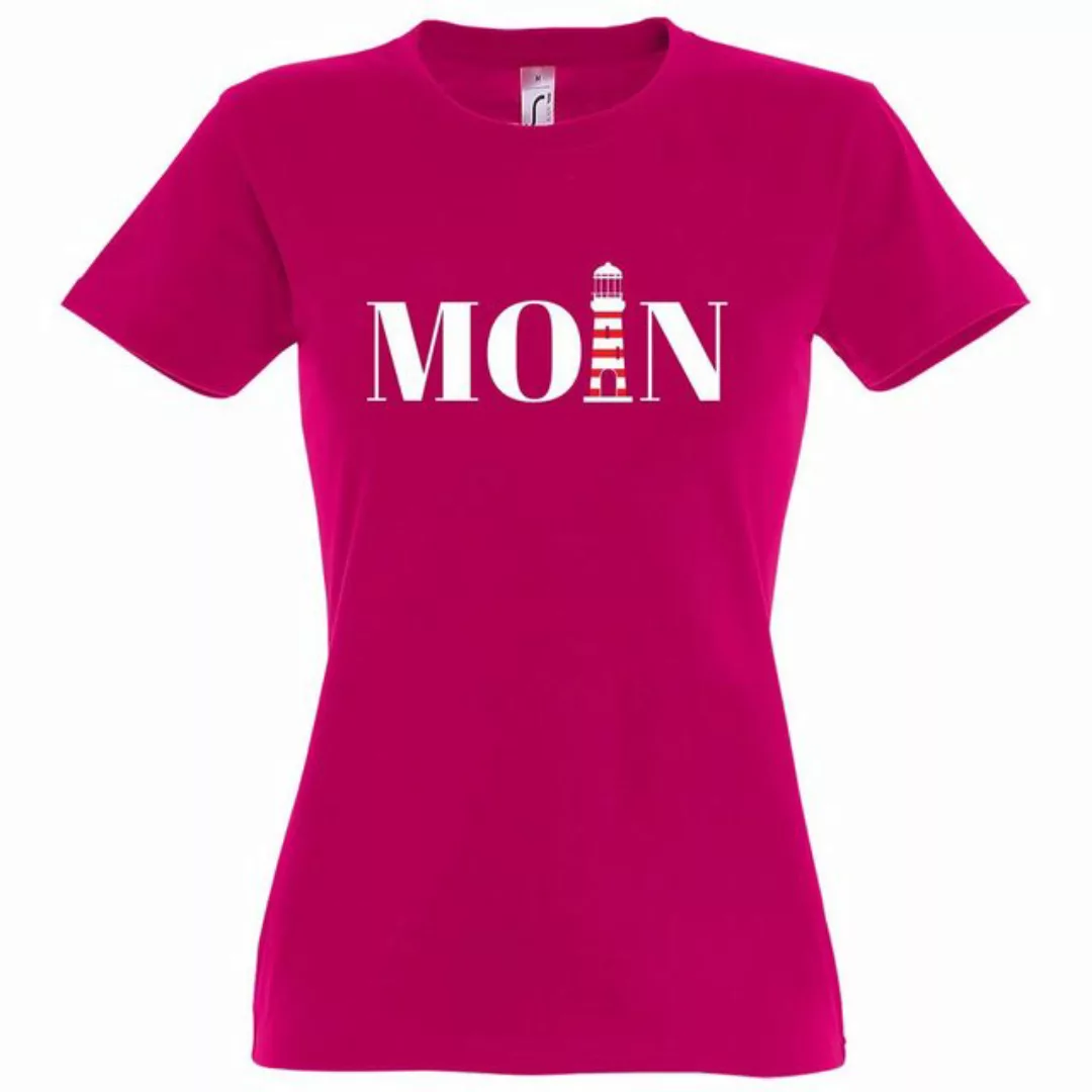 Youth Designz T-Shirt Moin Leuchtturm Damen Shirt mit Trendigem Frontdruck günstig online kaufen