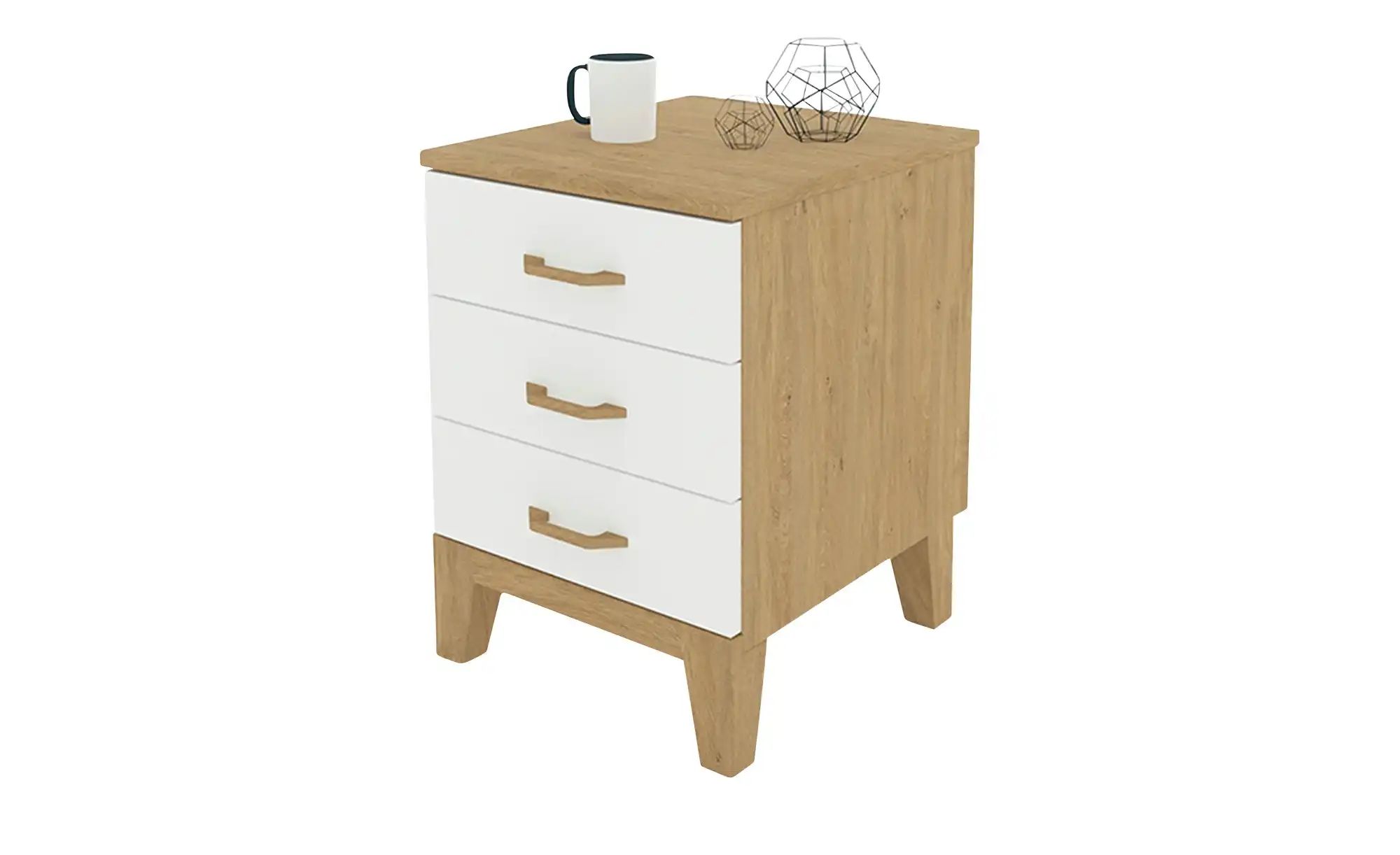 Nachttisch  Hygge Oak ¦ holzfarben ¦ Maße (cm): B: 40 H: 55,8 T: 45.0 Tisch günstig online kaufen