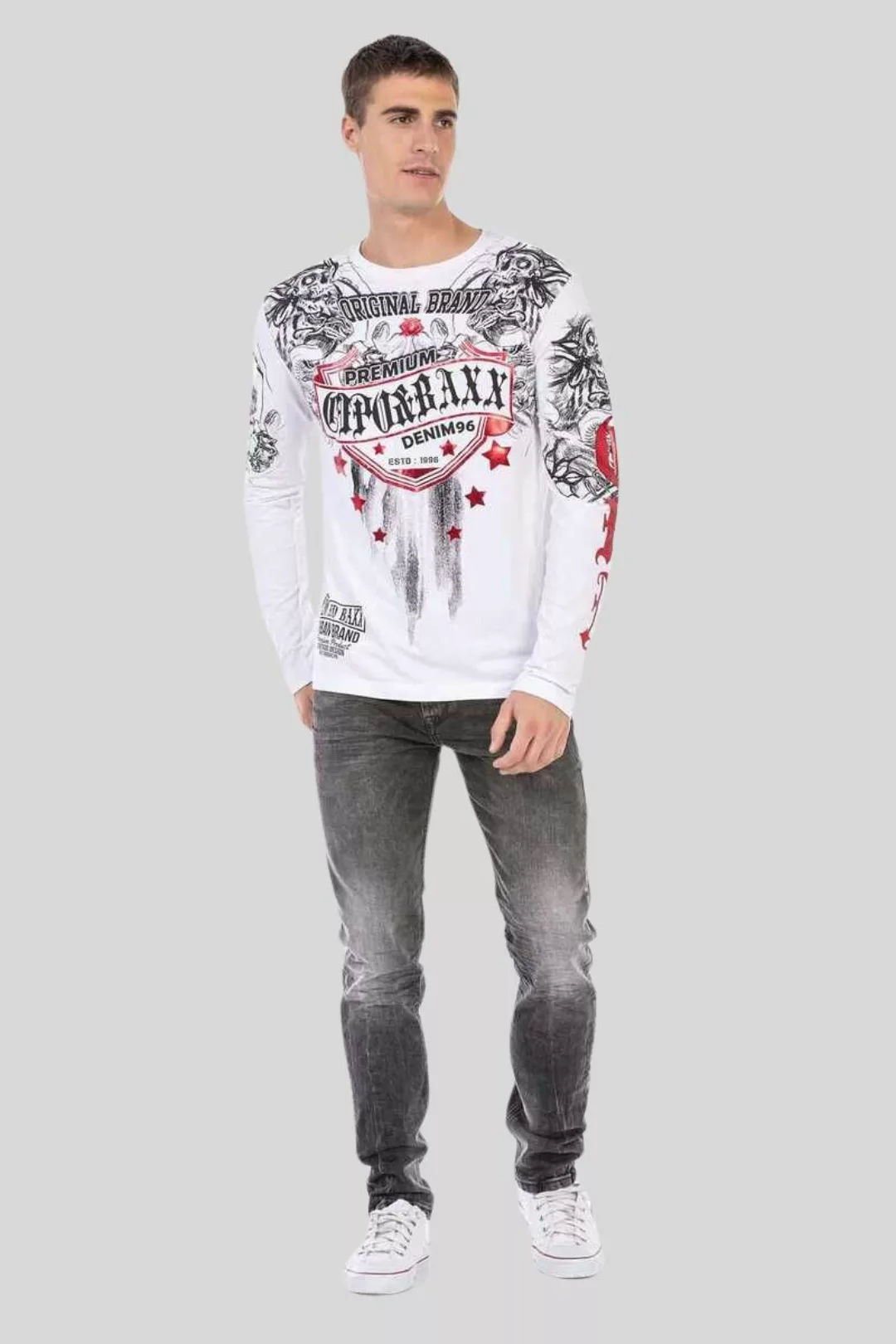 Cipo & Baxx T-Shirt "Sweatshirts", mit coolem Print günstig online kaufen