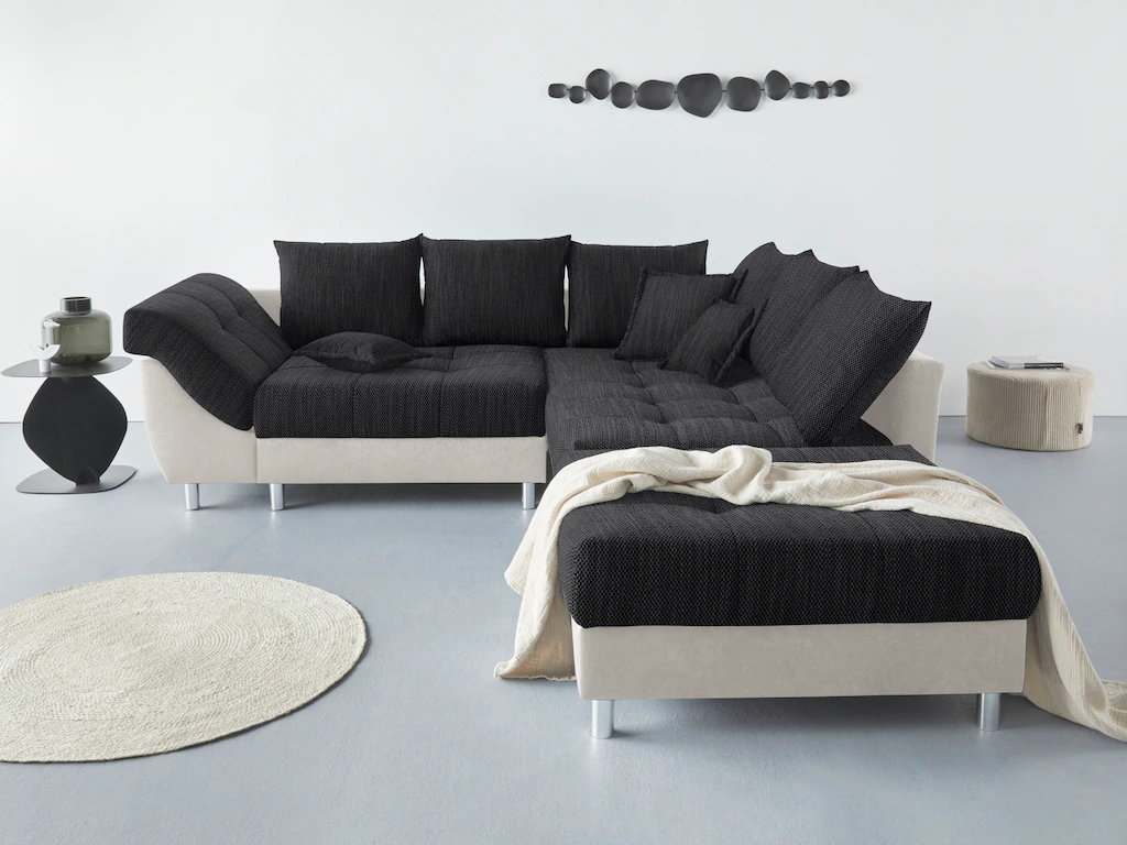 COLLECTION AB Ecksofa "(Spar-Set) Innsbruck L-Form und Hocker", (Spar-Set), günstig online kaufen