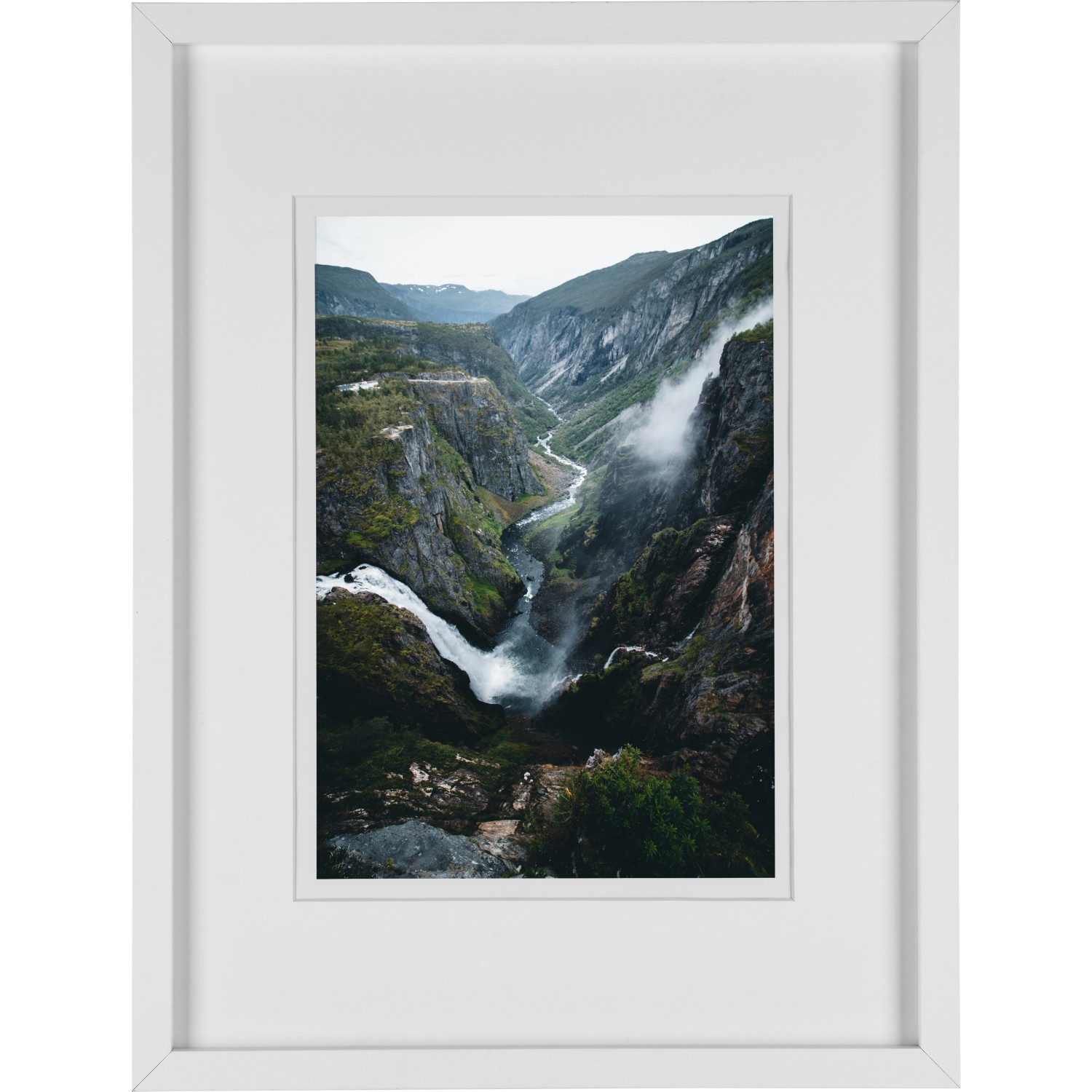 MDF-Bilderrahmen Breit Weiß 30 cm x 40 cm günstig online kaufen