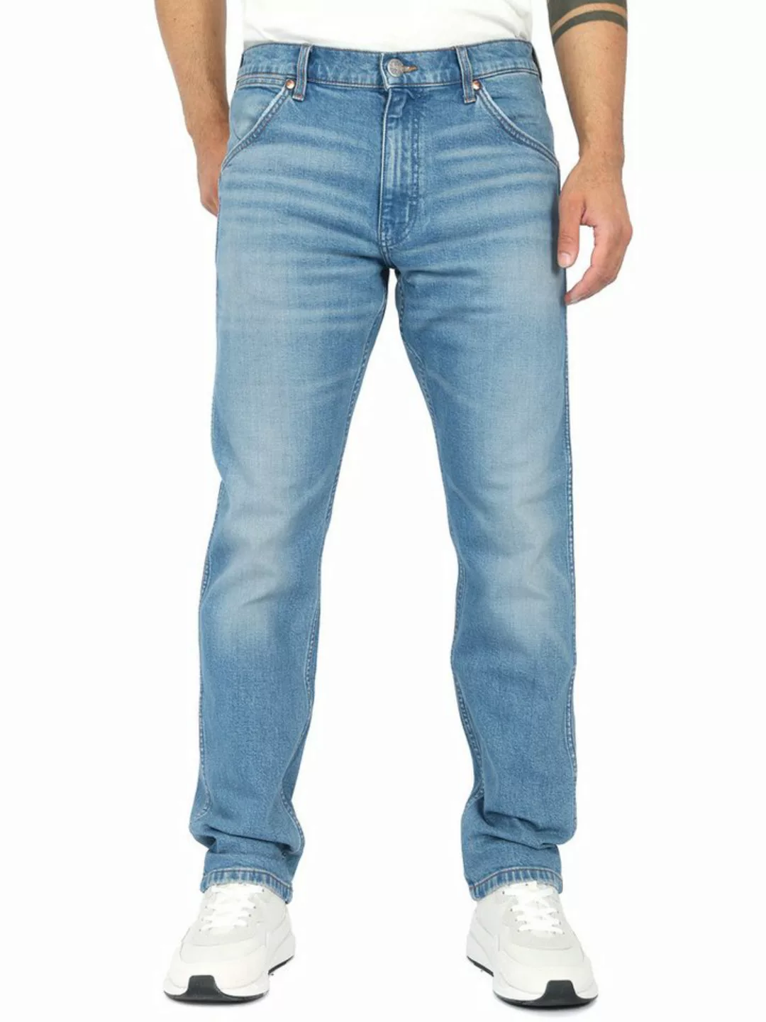 Wrangler Straight-Jeans Relaxed Fit - Frontier Dark Rose günstig online kaufen