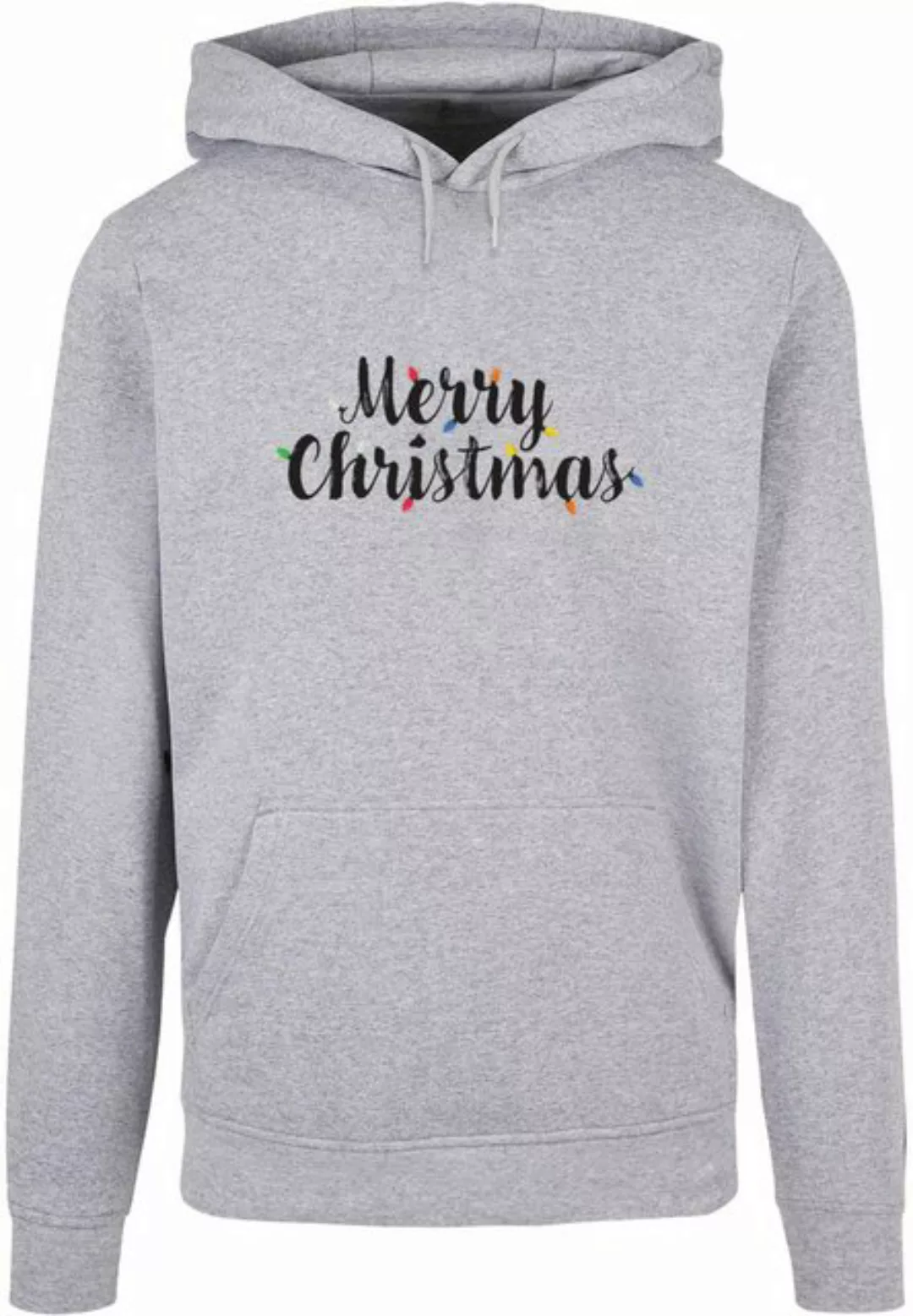 Merchcode Kapuzensweatshirt Merchcode Herren Merry Christmas Lights Basic H günstig online kaufen