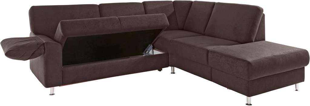 sit&more Ecksofa "Belfort L-Form", wahlweise mit Vorziehsitz und Bettkasten günstig online kaufen