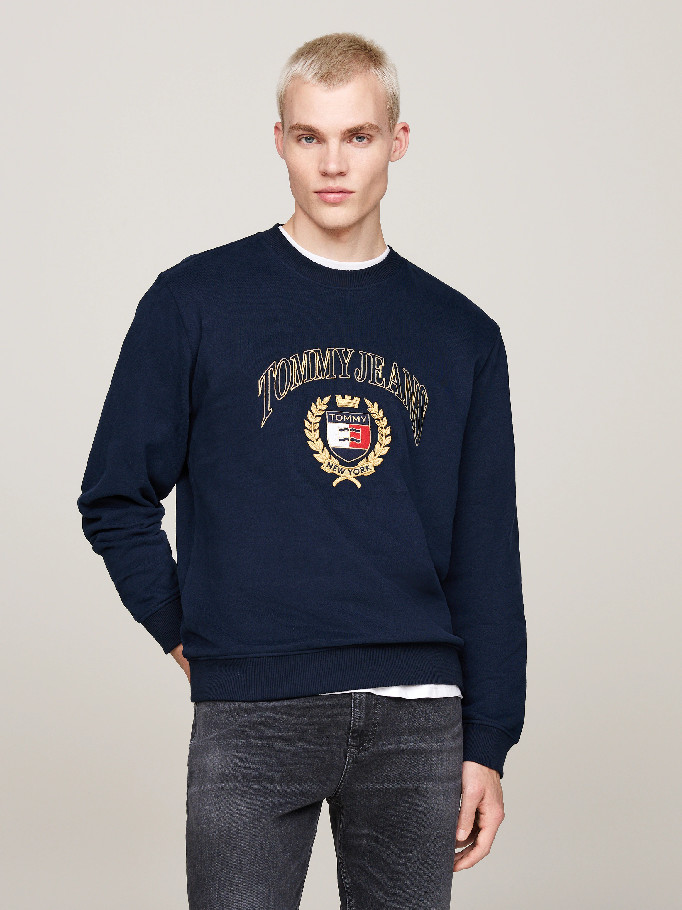 Tommy Jeans Sweatshirt "TJM REG TJ PREP CREST CREW" günstig online kaufen