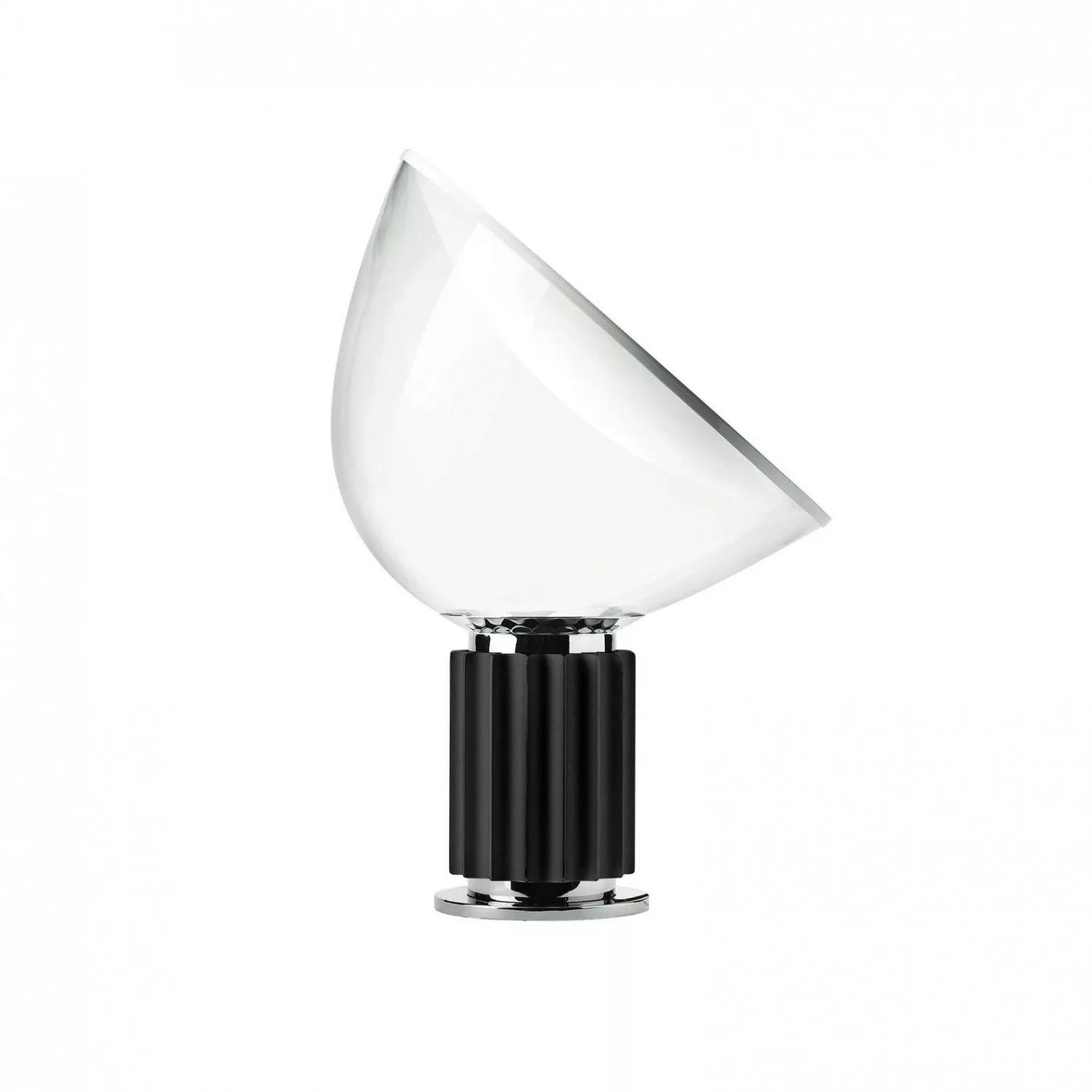 Tischleuchte Taccia LED Small (1962) glas schwarz / Diffusor aus Glas - H 4 günstig online kaufen