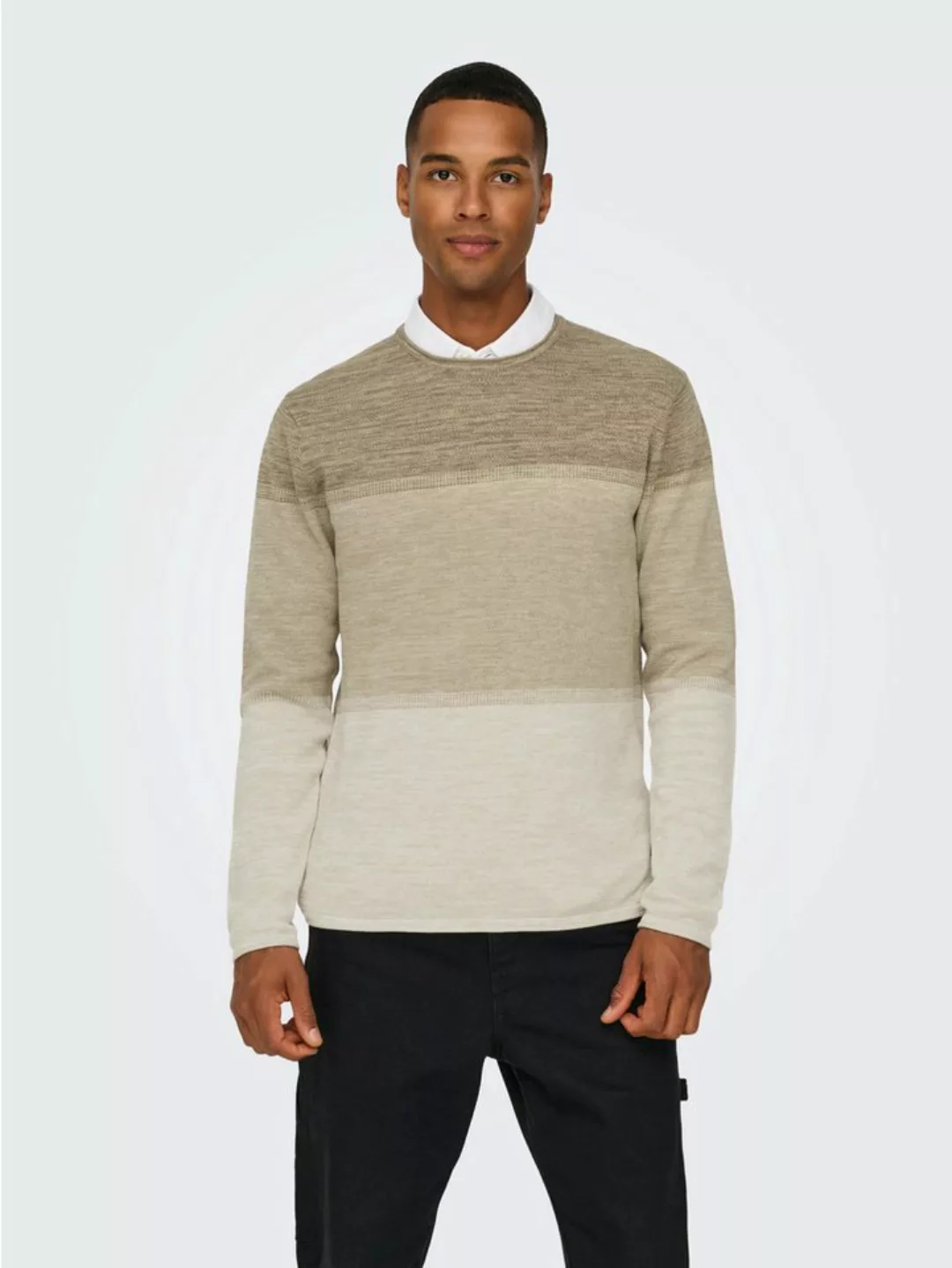 ONLY & SONS Strickpullover ONSFELIX REG 12 CREW KNIT NOOS günstig online kaufen