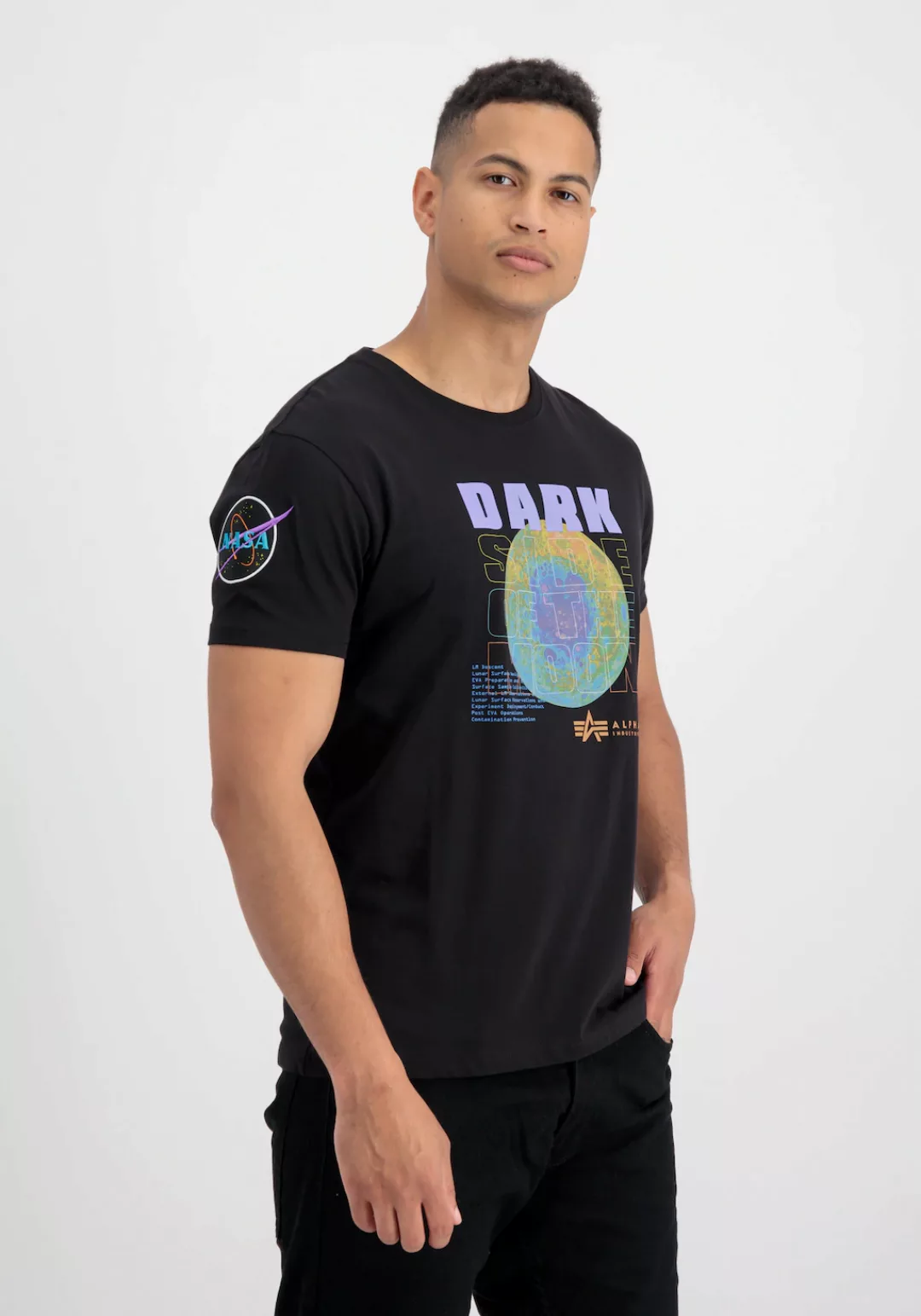 Alpha Industries T-Shirt "Alpha Industries Men - T-Shirts Dark Side T-Shirt günstig online kaufen