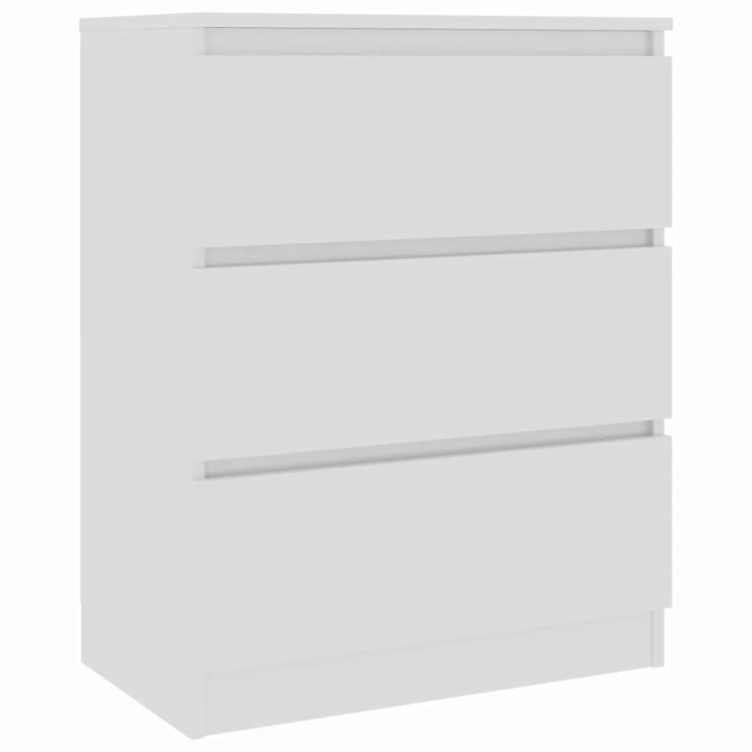 Sideboard Hochglanz-weiß 60ã35ã76 Cm Spanplatte günstig online kaufen