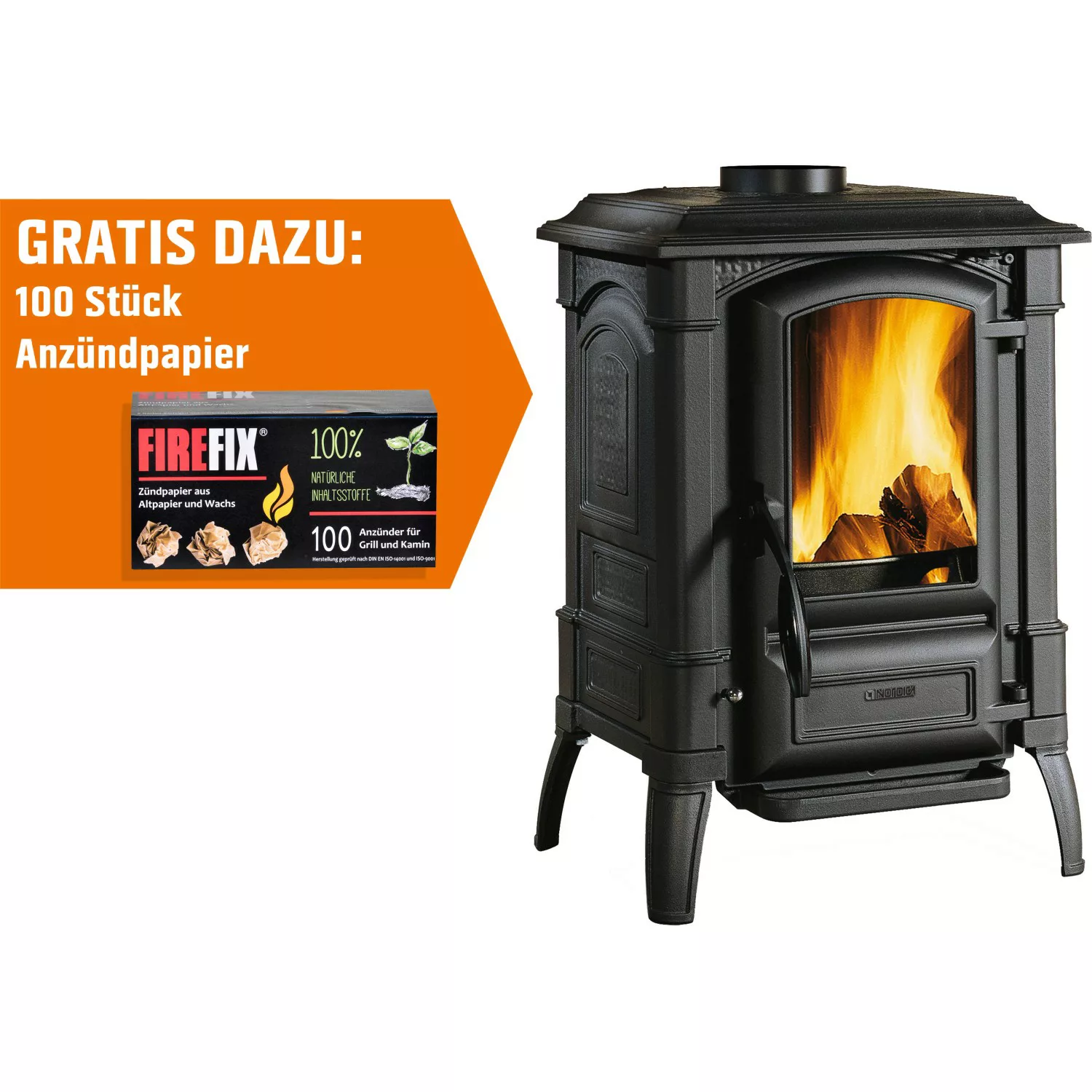 La Nordica Kaminofen Giulietta X Gusseisen 6,6 kW EEK: A+ günstig online kaufen