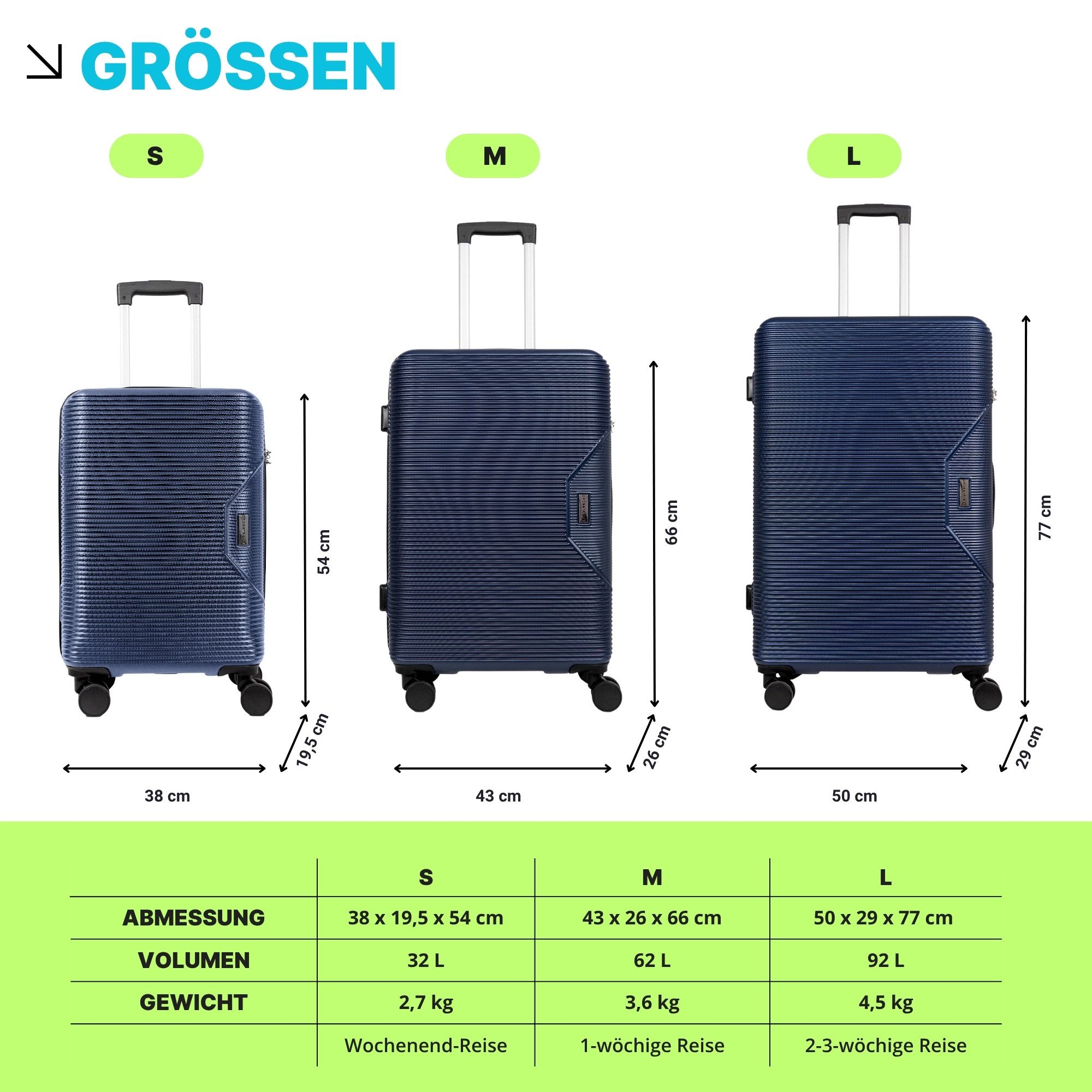 Crosstravel Koffer Einzelkoffer Tampa S / günstig online kaufen