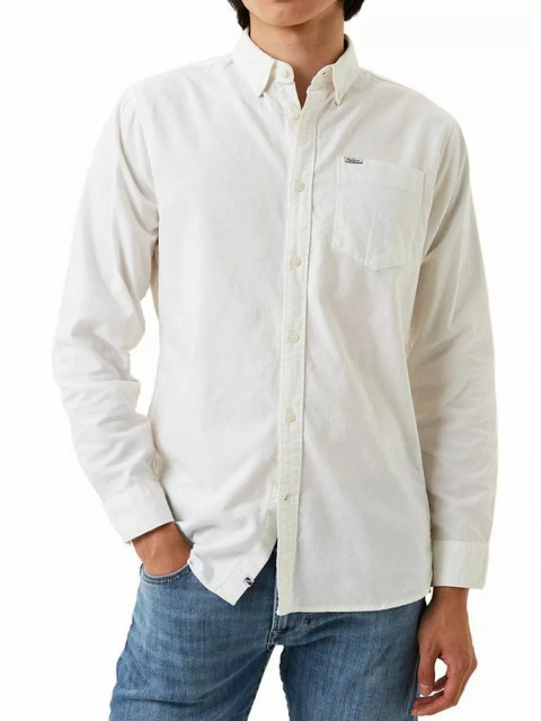 Pepe Jeans Langarmhemd Regular Fit Shirt - Fabio White günstig online kaufen