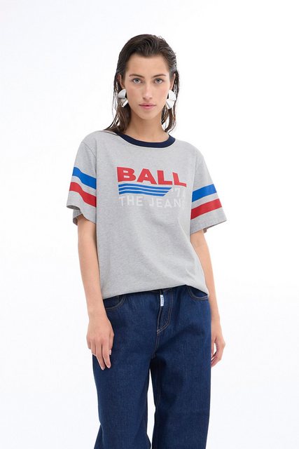 BALL T-Shirt BASILVIO TSHIRT modisches T-Shirt mit Aufdruck günstig online kaufen