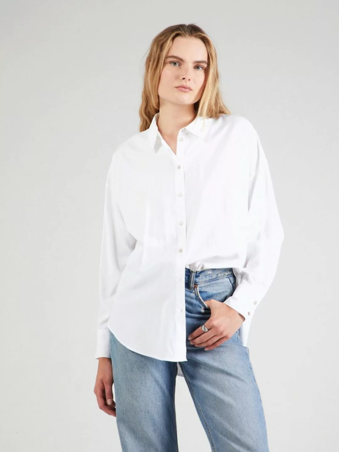 Vero Moda Langarmbluse VMNORA LS OVERSIZE SHIRT WVN GA NOOS günstig online kaufen