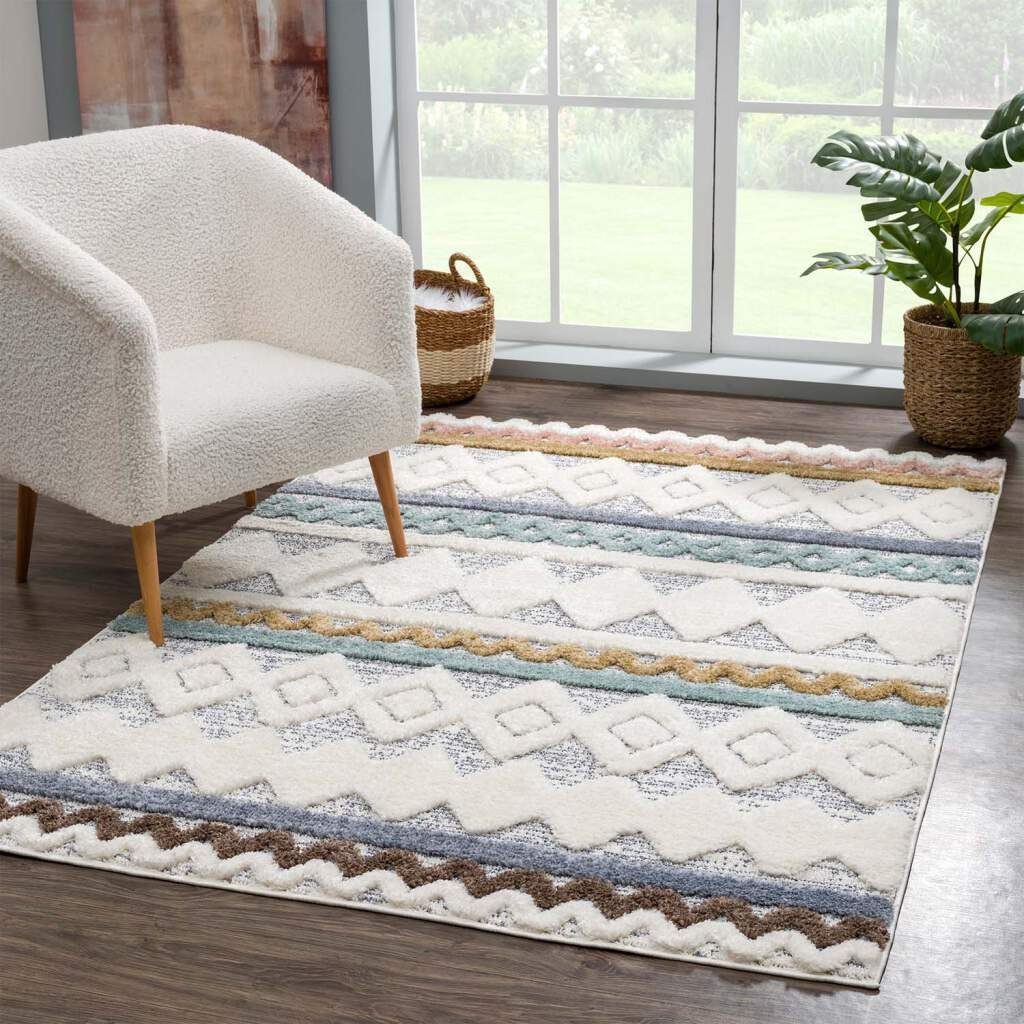 Carpet City Hochflor-Teppich »Focus 3013«, rechteckig, 20 mm Höhe, Läufer, günstig online kaufen