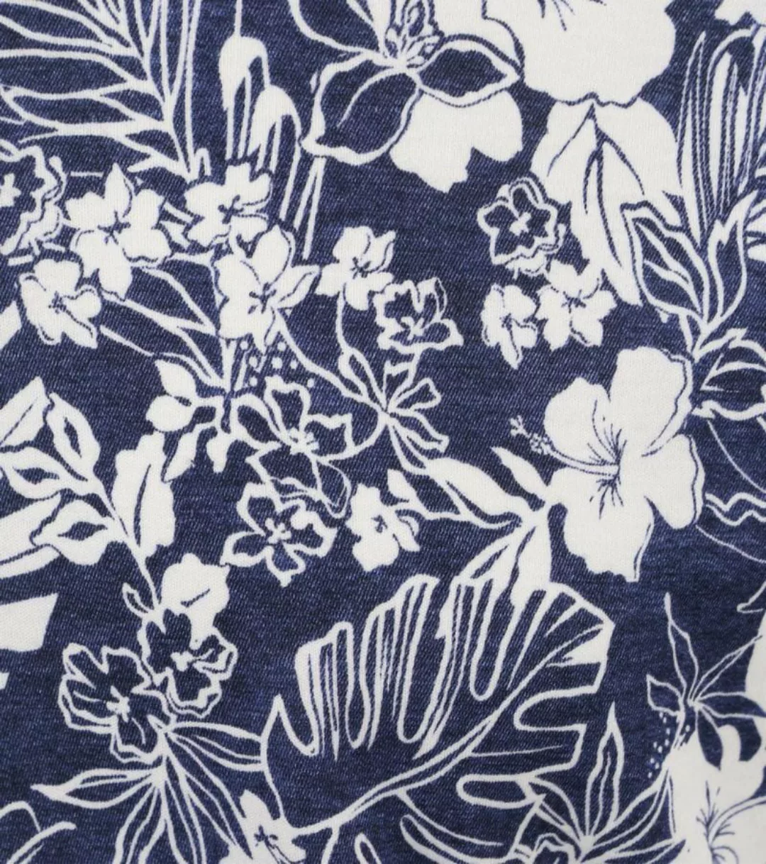 Desoto Polohemd Blaue Blume - Größe S günstig online kaufen