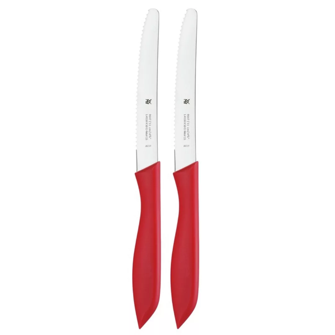 WMF Gemüse- & Schälmesser Vespermesser rot Set2 (rot) günstig online kaufen