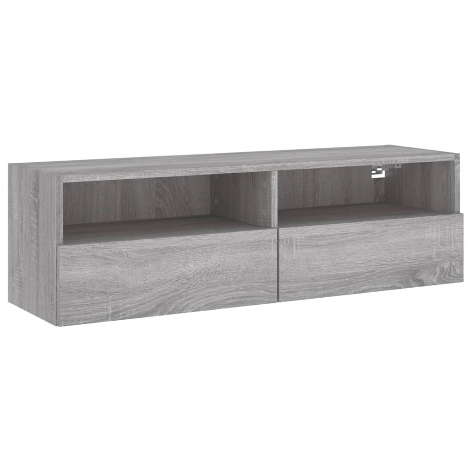 VidaXL TV-Wandschrank Grau Sonoma 100x30x30 cm Holzwerkstoff 2 günstig online kaufen